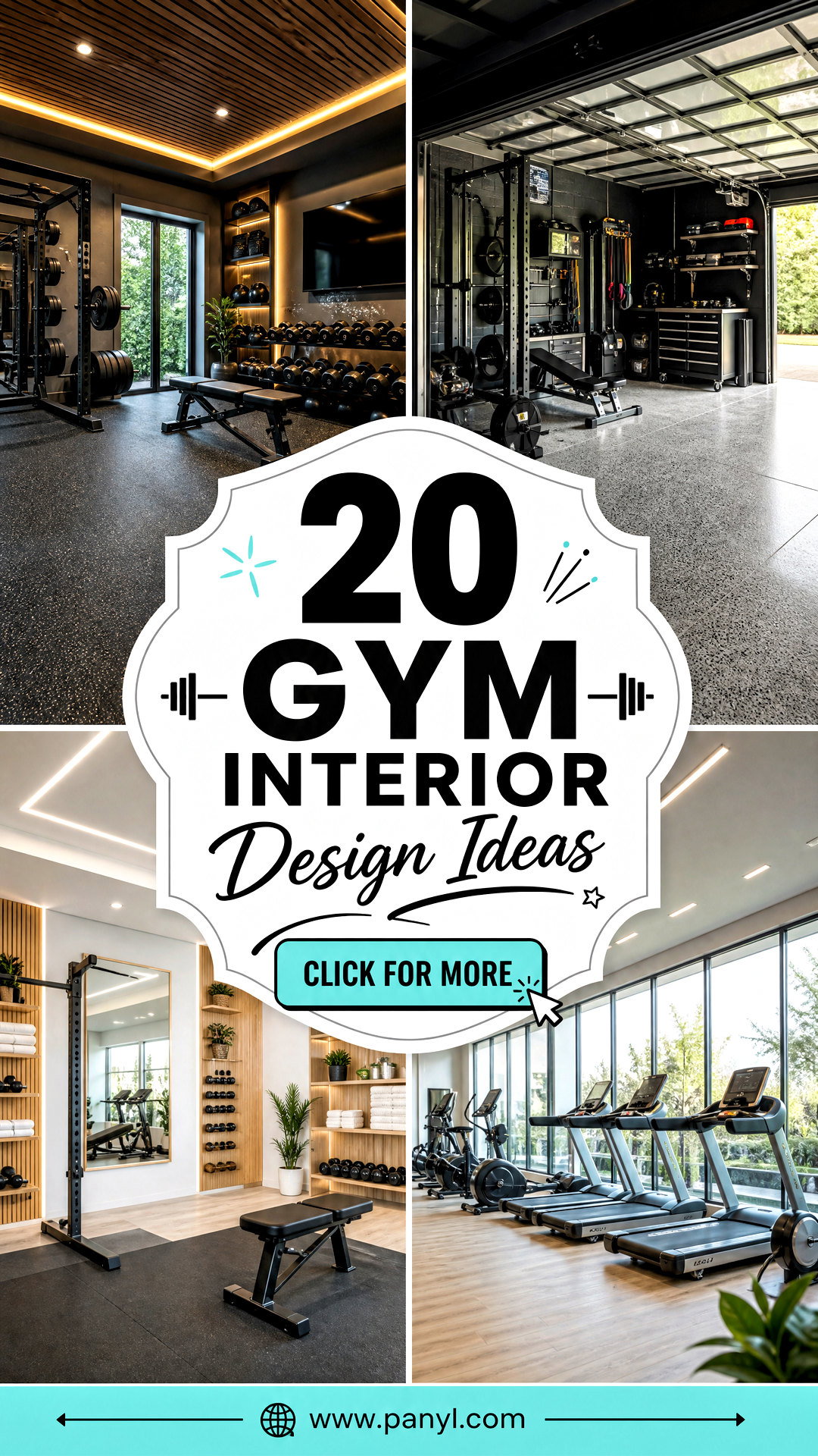 20 Gym Interior Design Ideas for a Motivating Workout Space - 20 Gym Interior Design Ideas for a Motivating Workout Space