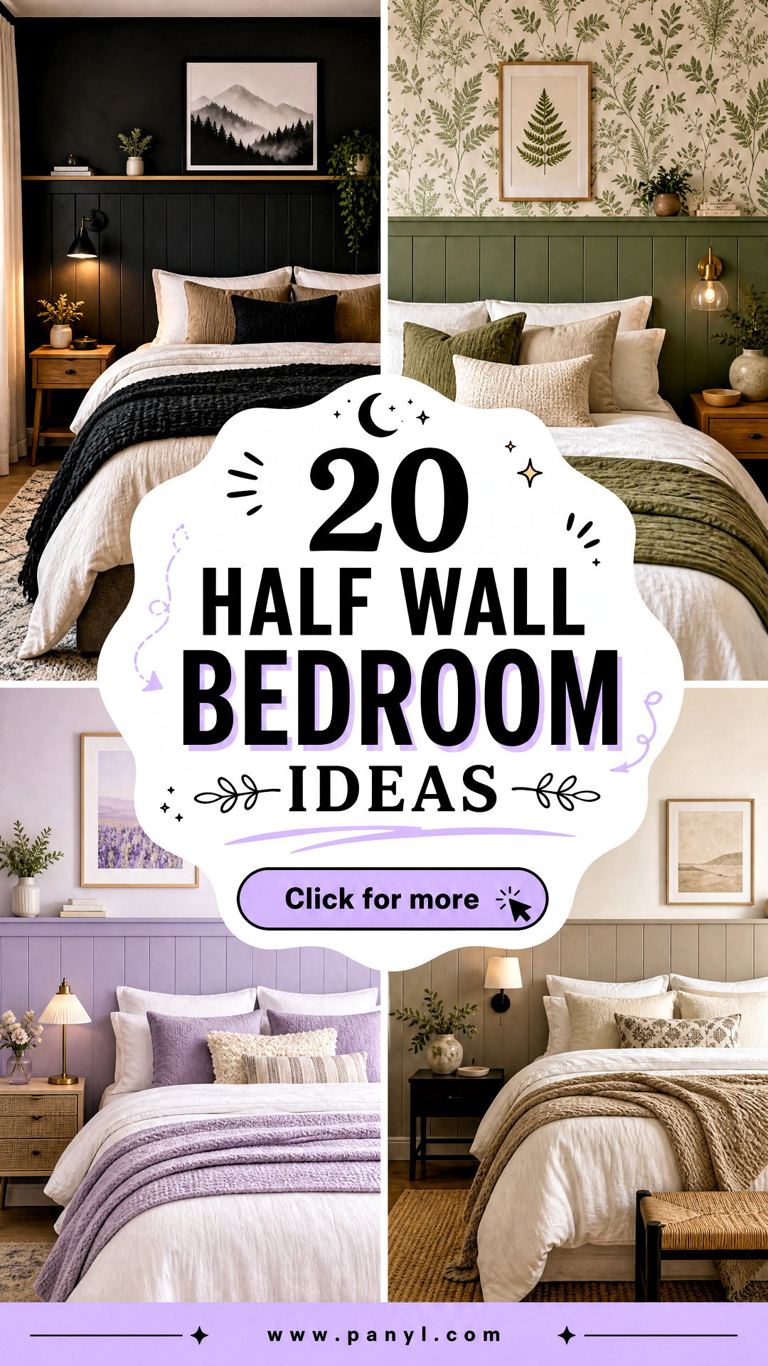 20 Half Wall Bedroom Ideas for a Cozy Clever Room Refresh - 20 Half Wall Bedroom Ideas for a Cozy, Clever Room Refresh