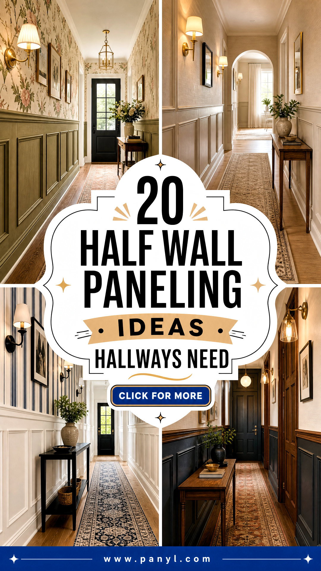 20 Half Wall Paneling Ideas Hallways Need for Timeless Style - 20 Half Wall Paneling Ideas Hallways Need for Timeless Style