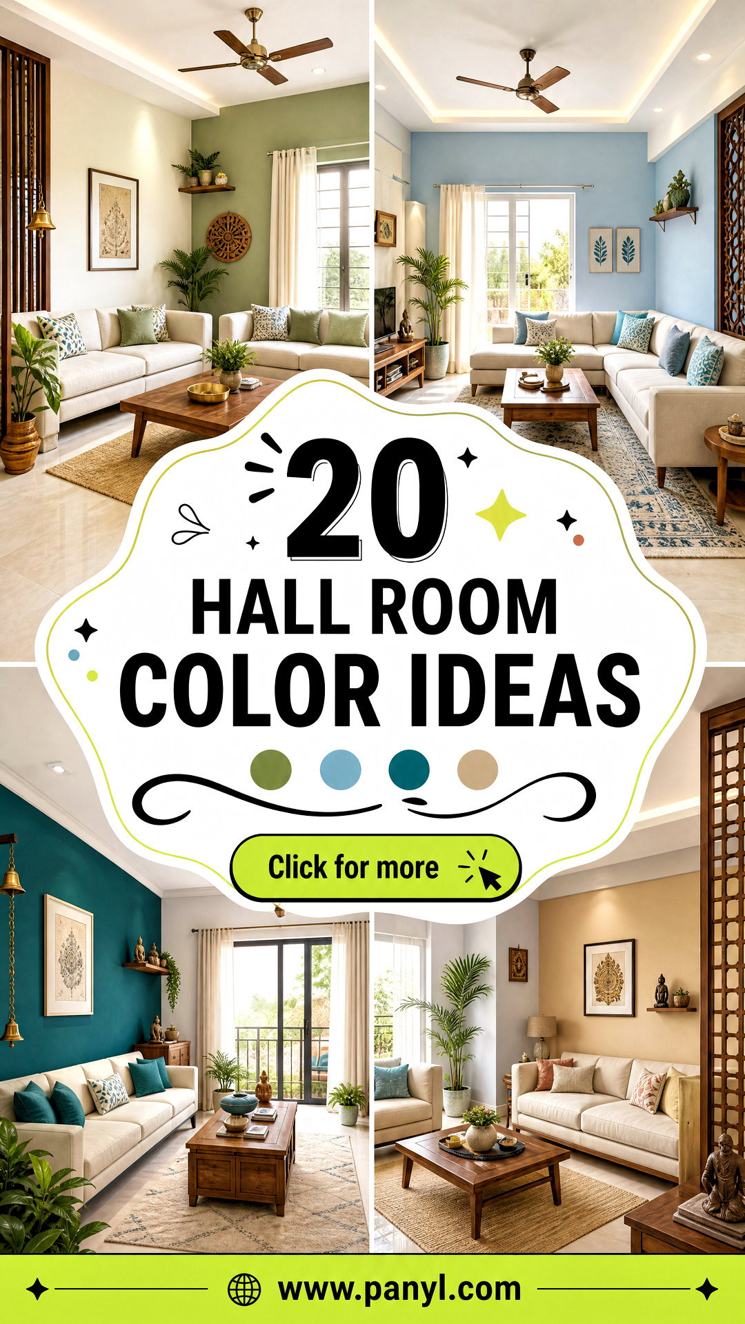 20 Hall Room Color Ideas for a Bright Welcoming Indian Home - 20 Hall Room Color Ideas for a Bright, Welcoming Indian Home