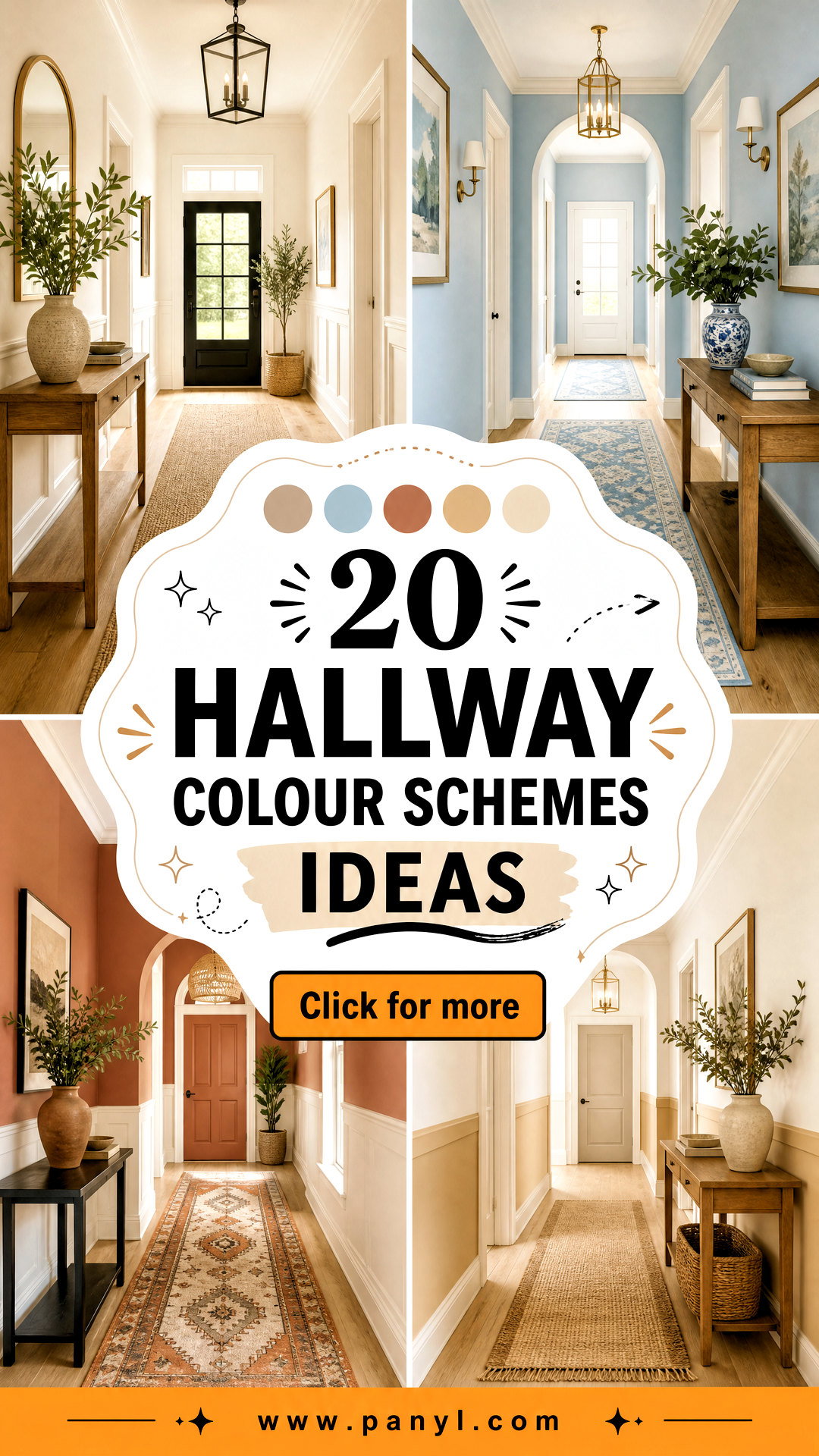 20 Hallway Colour Schemes for a Warm Welcoming First Look - 20 Hallway Colour Schemes for a Warm, Welcoming First Look