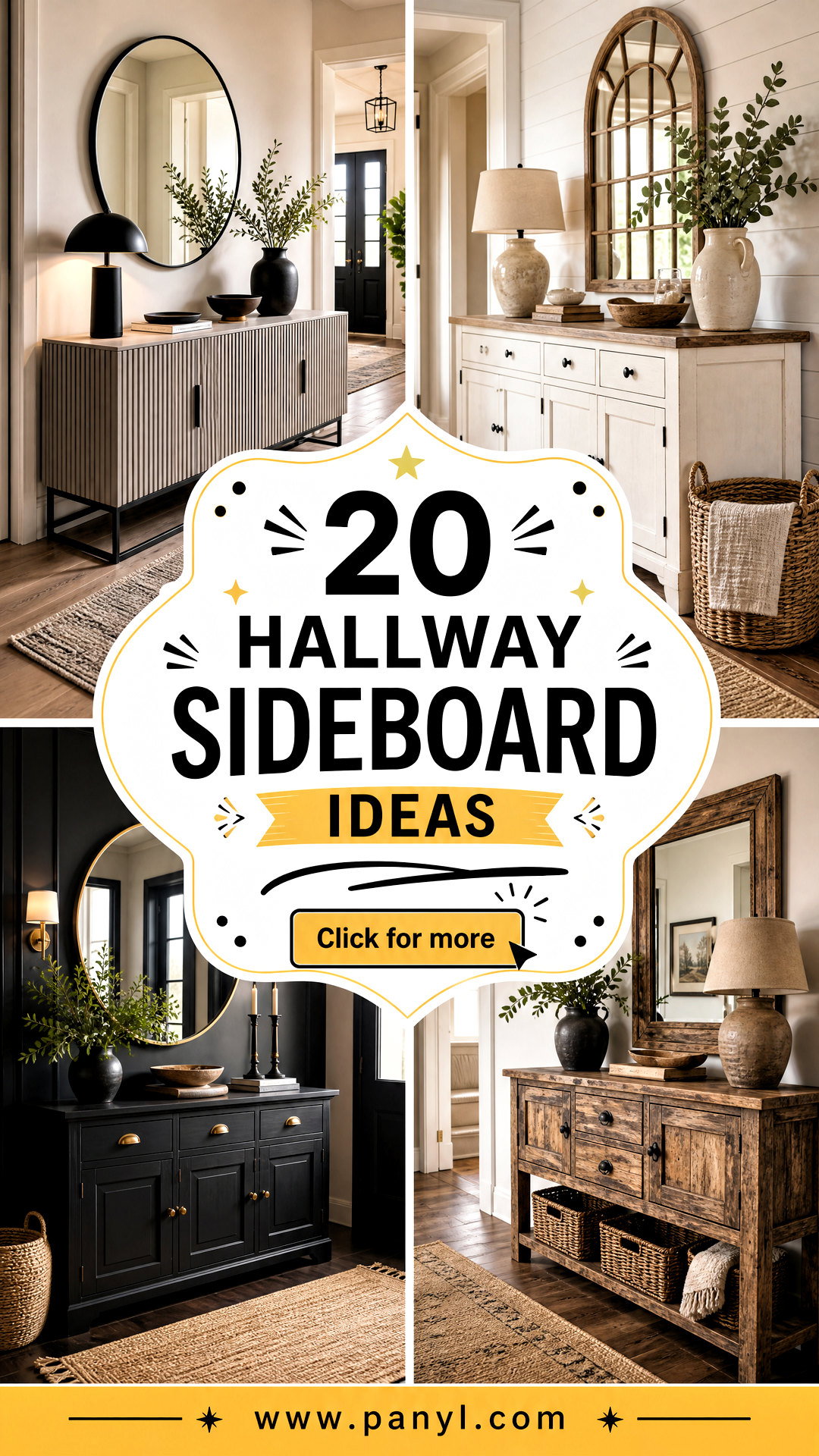 20 Hallway Sideboard Ideas for a Stylish Clutter-Free Entry - 20 Hallway Sideboard Ideas for a Stylish, Clutter-Free Entry