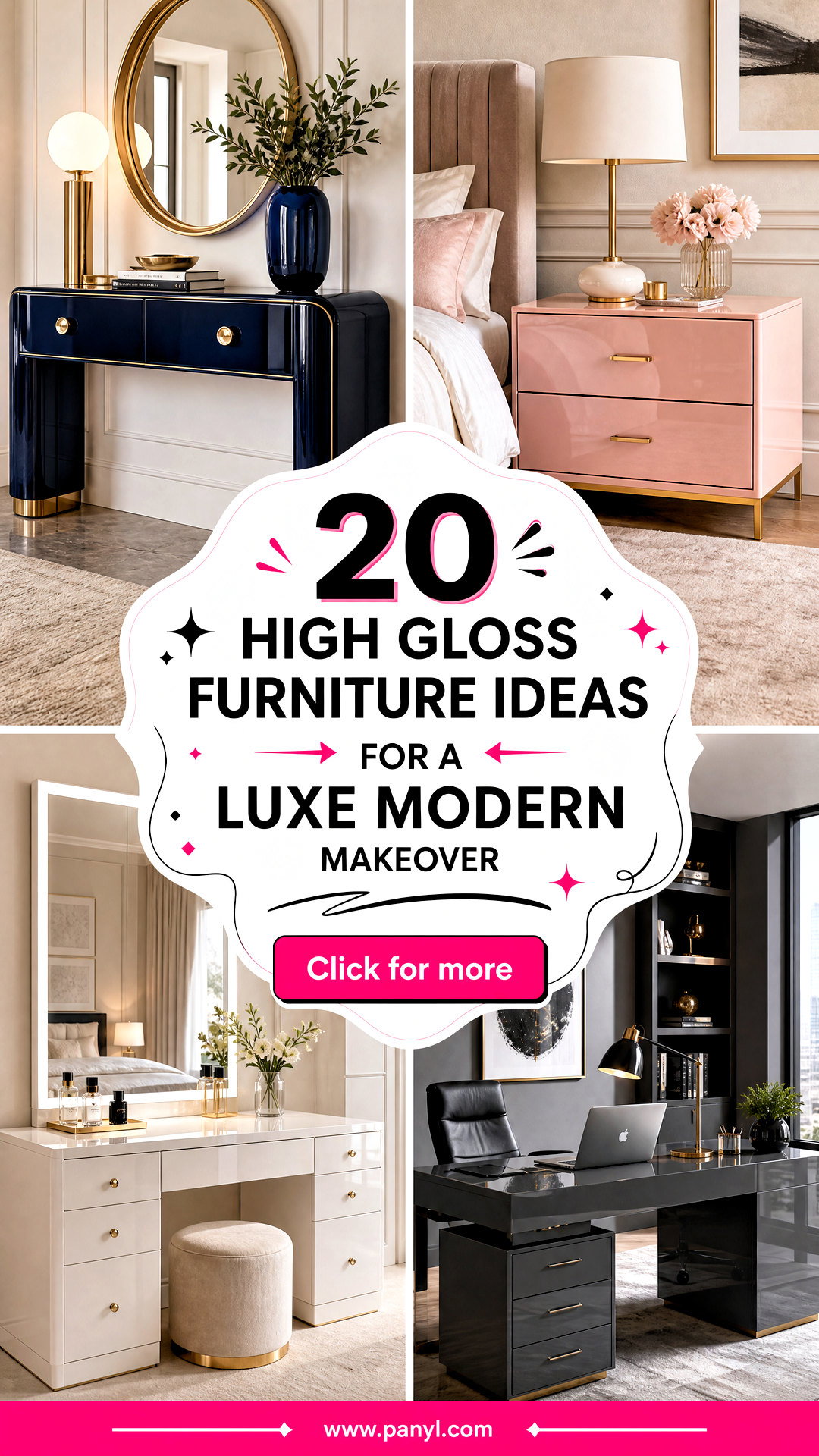 20 High Gloss Furniture Ideas for a Luxe Modern Makeover - 20 High Gloss Furniture Ideas for a Luxe Modern Makeover