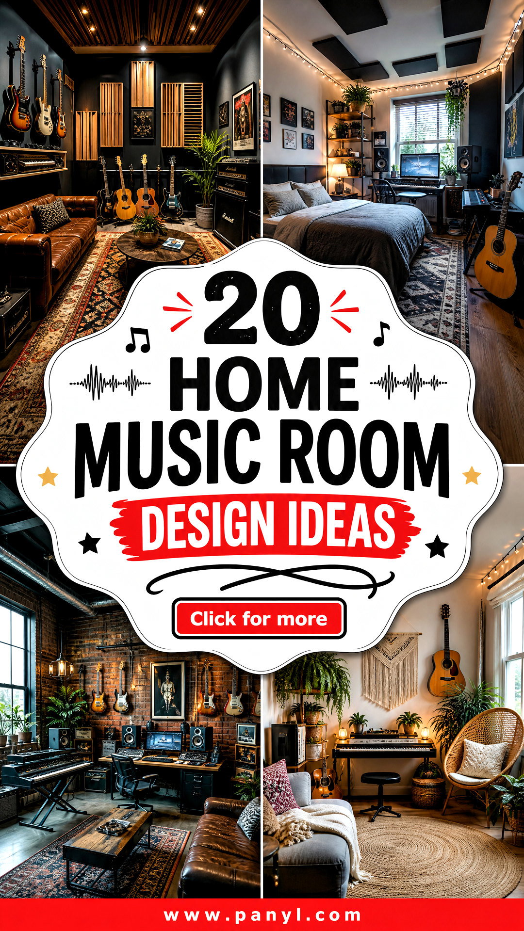 20 Home Music Room Design Ideas for Stylish Sound Spaces - 20 Home Music Room Design Ideas for Stylish Sound Spaces