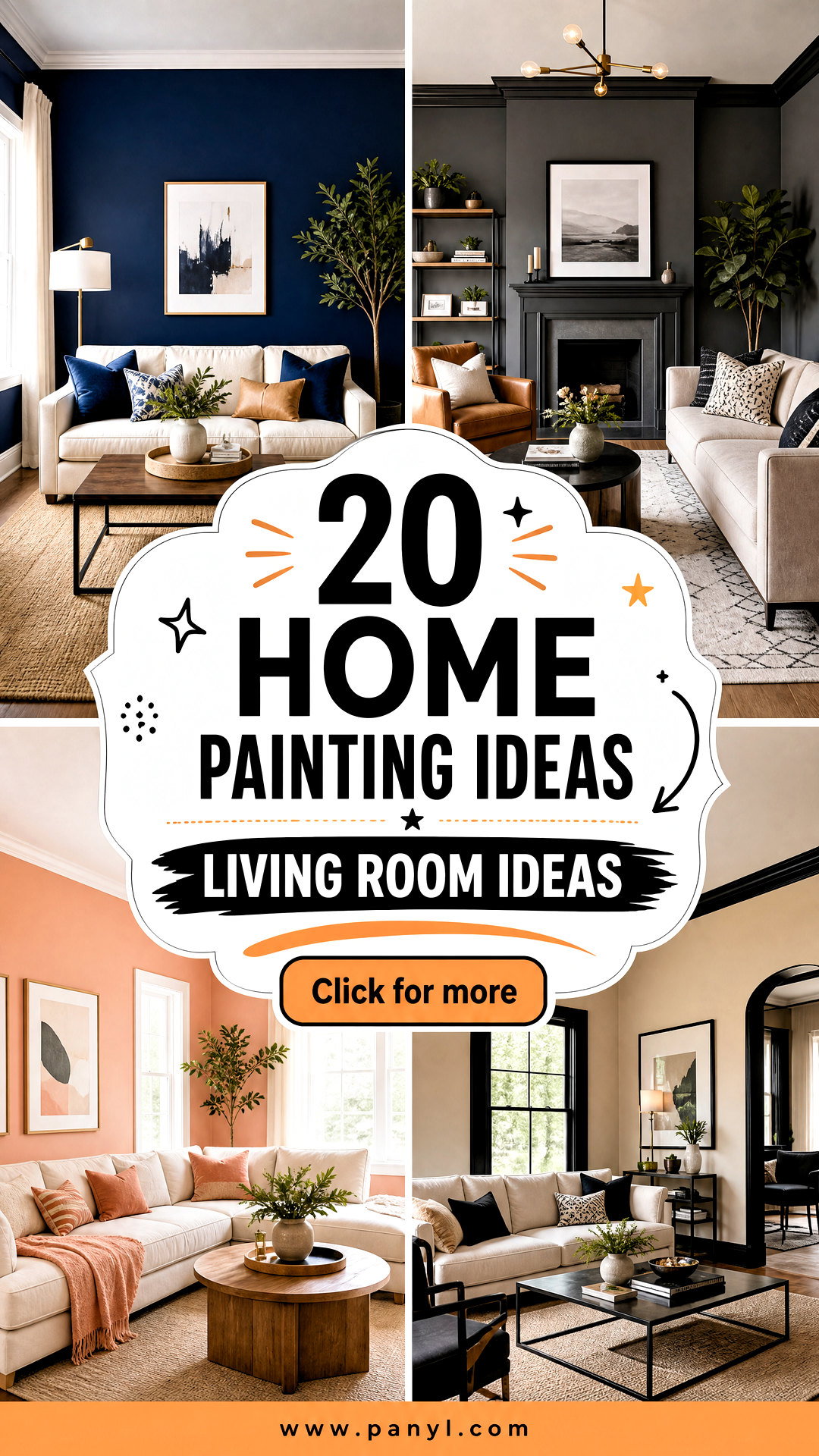 20 Home Painting Ideas Living Room Ideas for a Fresh Update - 20 Home Painting Ideas Living Room Ideas for a Fresh Update