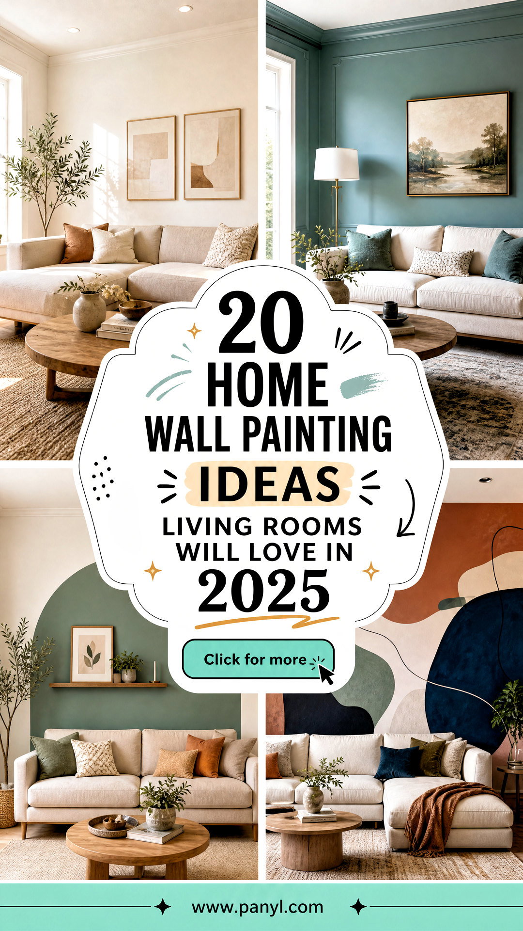 20 Home Wall Painting Ideas Living Rooms Will Love in 2025 - 20 Home Wall Painting Ideas Living Rooms Will Love in 2025