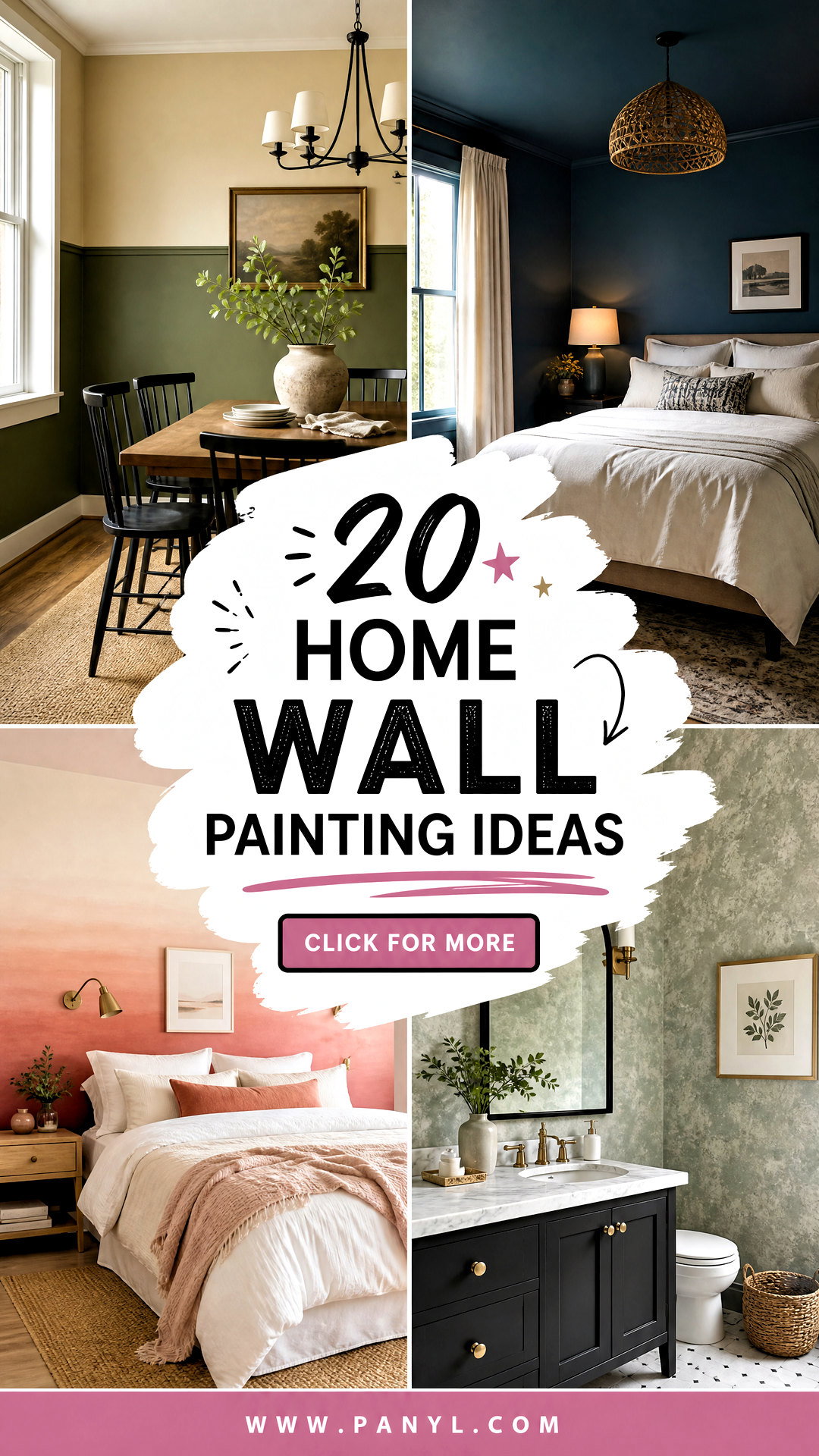 20 Home Wall Painting Ideas for a Fresh Stylish Home Update - 20 Home Wall Painting Ideas for a Fresh, Stylish Home Update