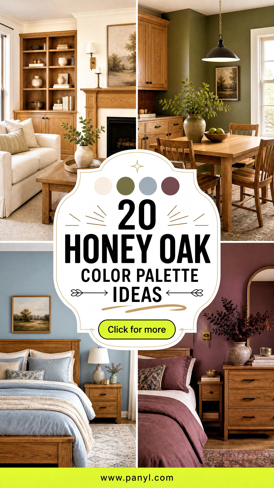 20 Honey Oak Color Palette Ideas for Warm Balanced Rooms - 20 Honey Oak Color Palette Ideas for Warm, Balanced Rooms