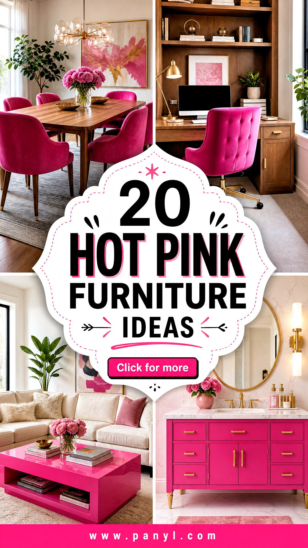 20 Hot Pink Furniture Ideas for Bold Stylish Interiors - 20 Hot Pink Furniture Ideas for Bold, Stylish Interiors