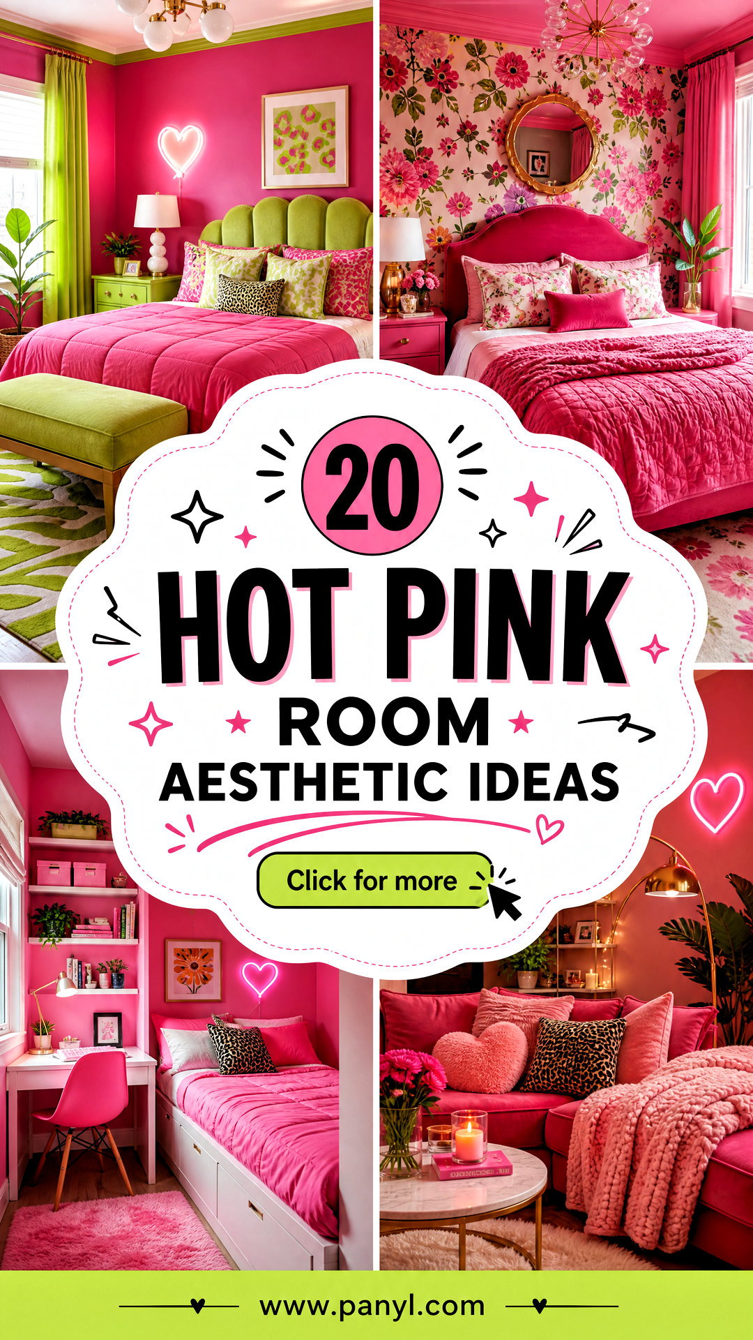20 Hot Pink Room Aesthetic Ideas for Playful Modern Spaces - 20 Hot Pink Room Aesthetic Ideas for Playful Modern Spaces