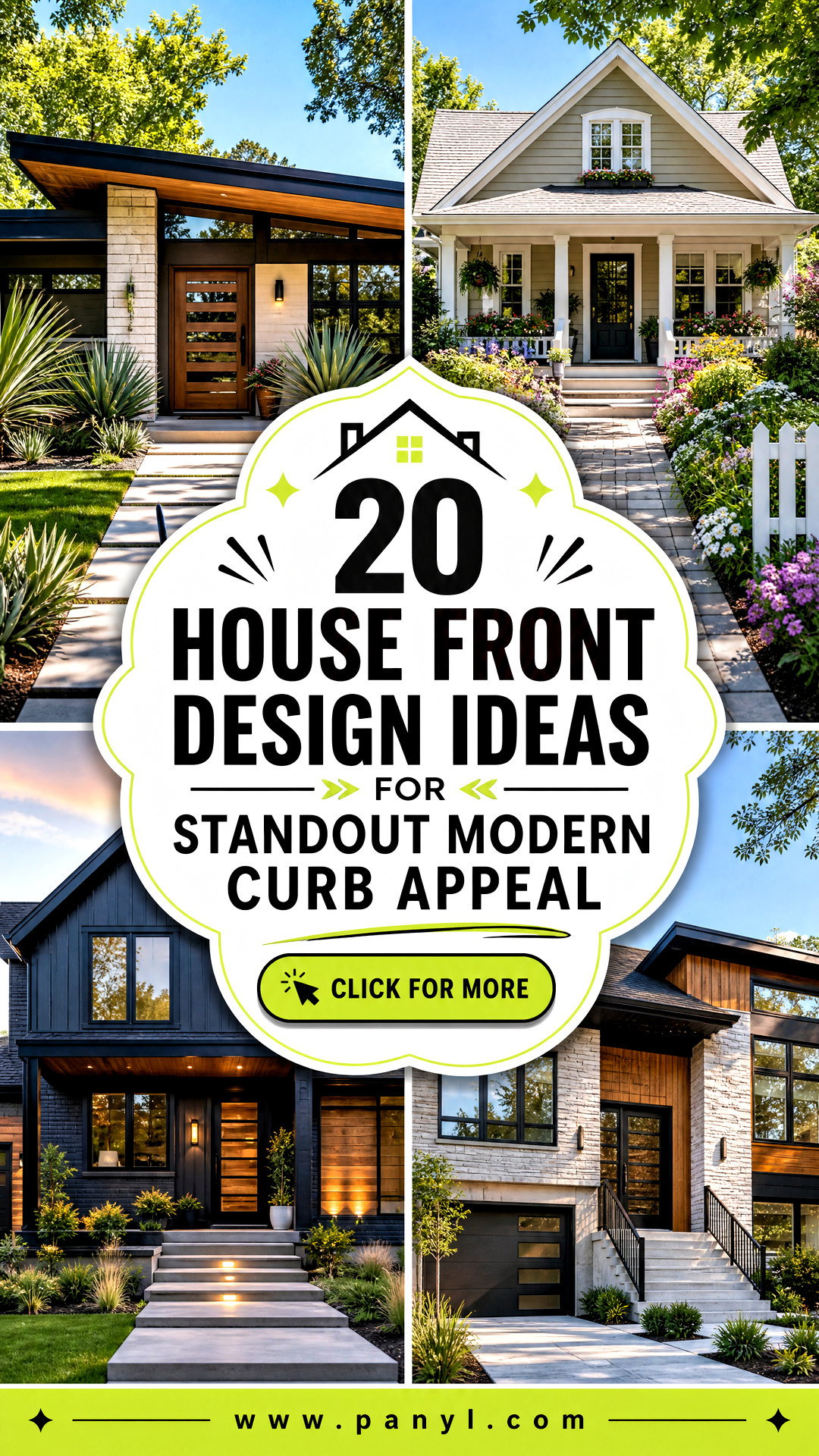 20 House Front Design Ideas for Standout Modern Curb Appeal - 20 House Front Design Ideas for Standout Modern Curb Appeal