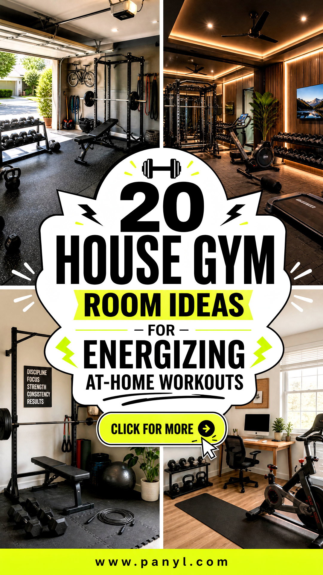 20 House Gym Room Ideas for Energizing At-Home Workouts - 20 House Gym Room Ideas for Energizing At-Home Workouts