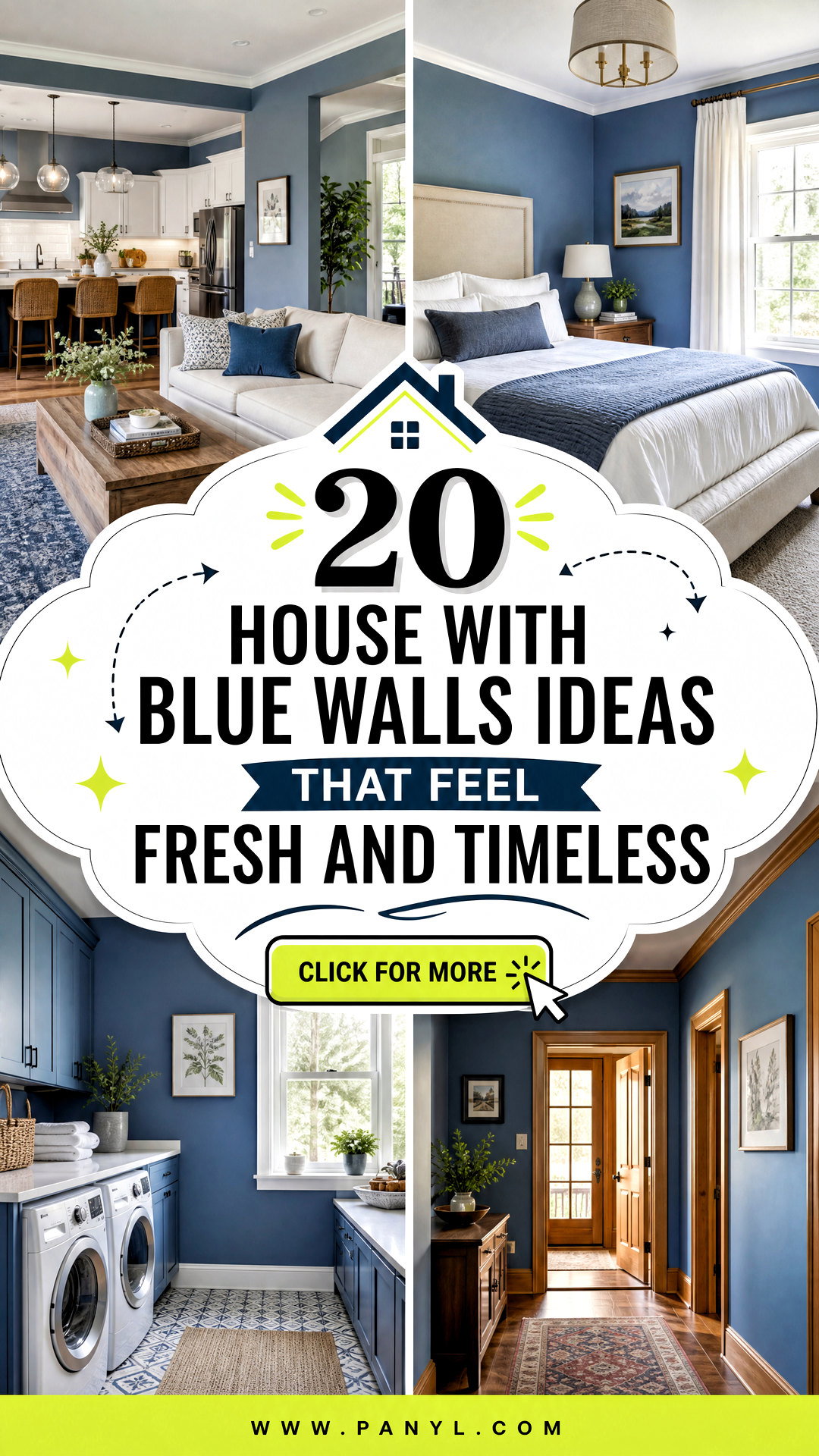 20 House With Blue Walls Ideas That Feel Fresh and Timeless - 20 House With Blue Walls Ideas That Feel Fresh and Timeless