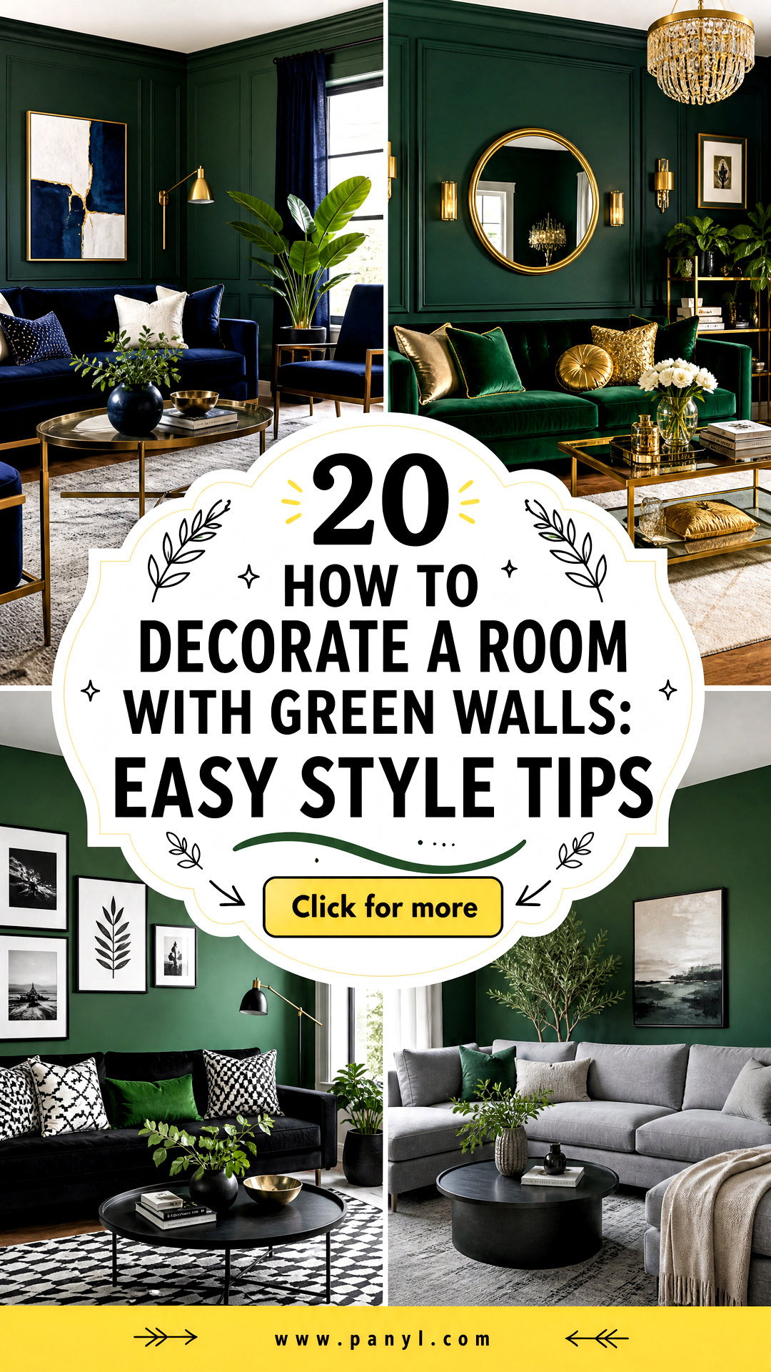 20 How To Decorate A Room With Green Walls Easy Style Tips - 20 How To Decorate A Room With Green Walls: Easy Style Tips