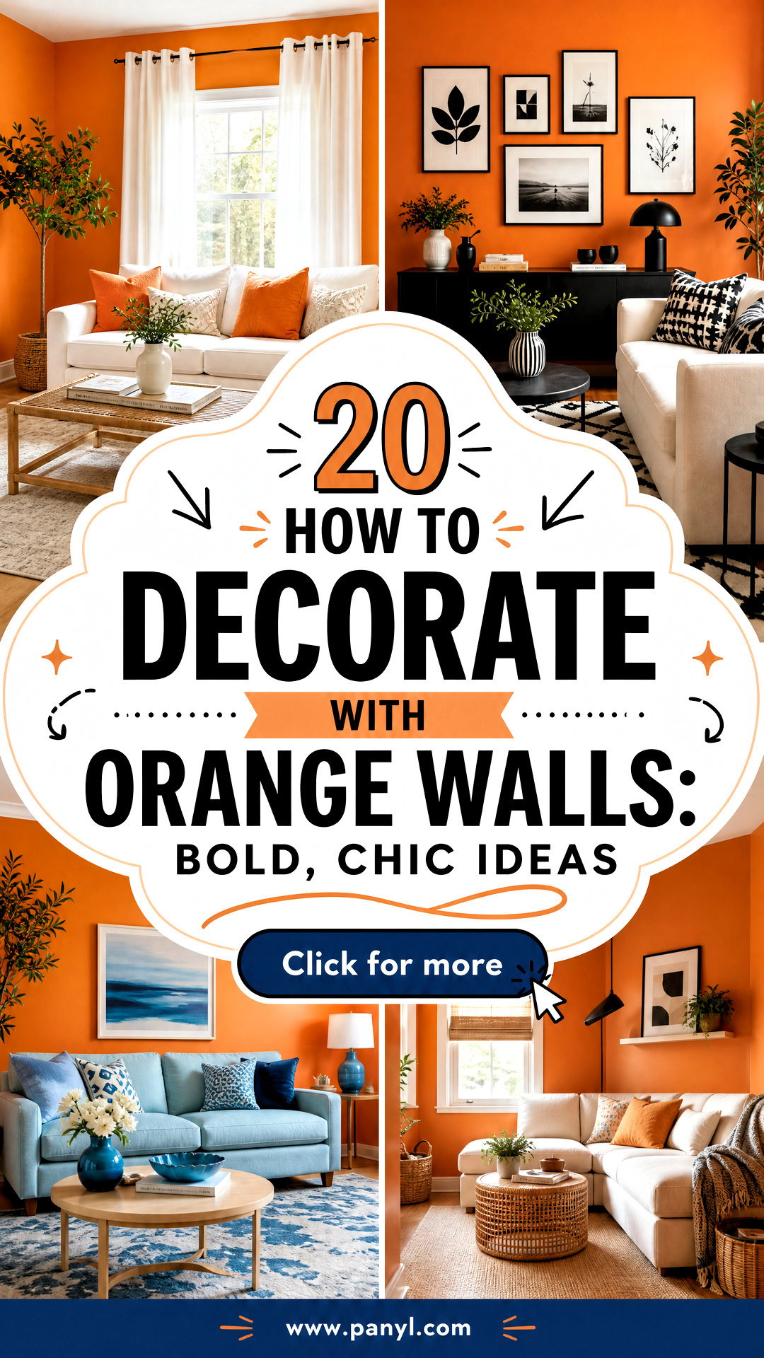 20 How To Decorate With Orange Walls Bold Chic Ideas - 20 How To Decorate With Orange Walls: Bold, Chic Ideas