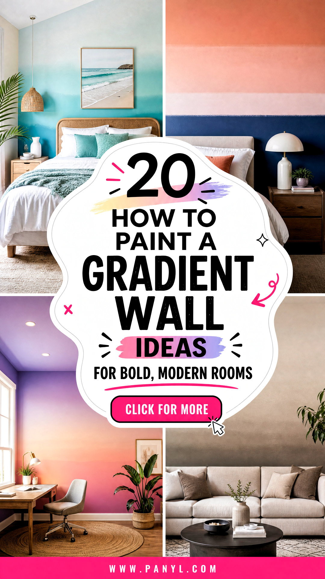 20 How To Paint A Gradient Wall Ideas for Bold Modern Rooms - 20 How To Paint A Gradient Wall Ideas for Bold, Modern Rooms