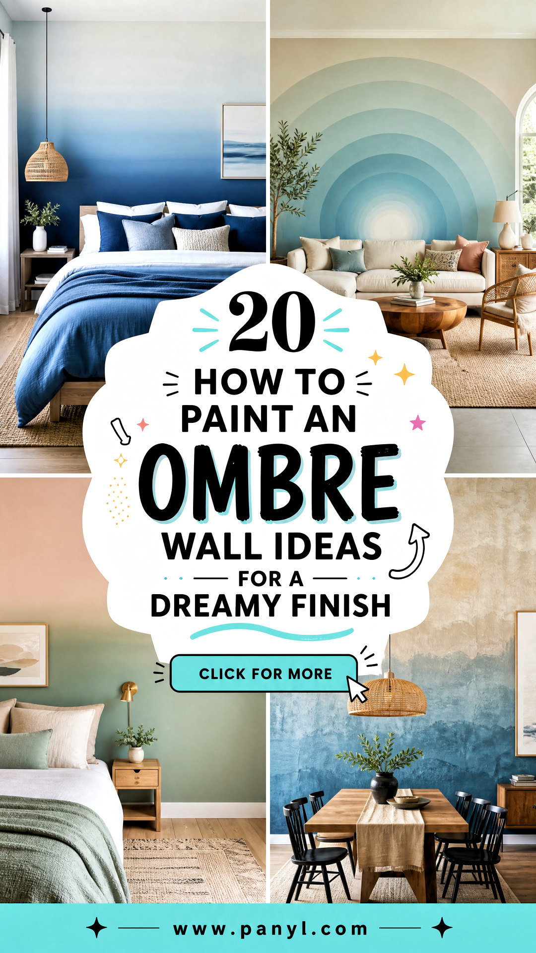 20 How To Paint An Ombre Wall Ideas for a Dreamy Finish - 20 How To Paint An Ombre Wall Ideas for a Dreamy Finish