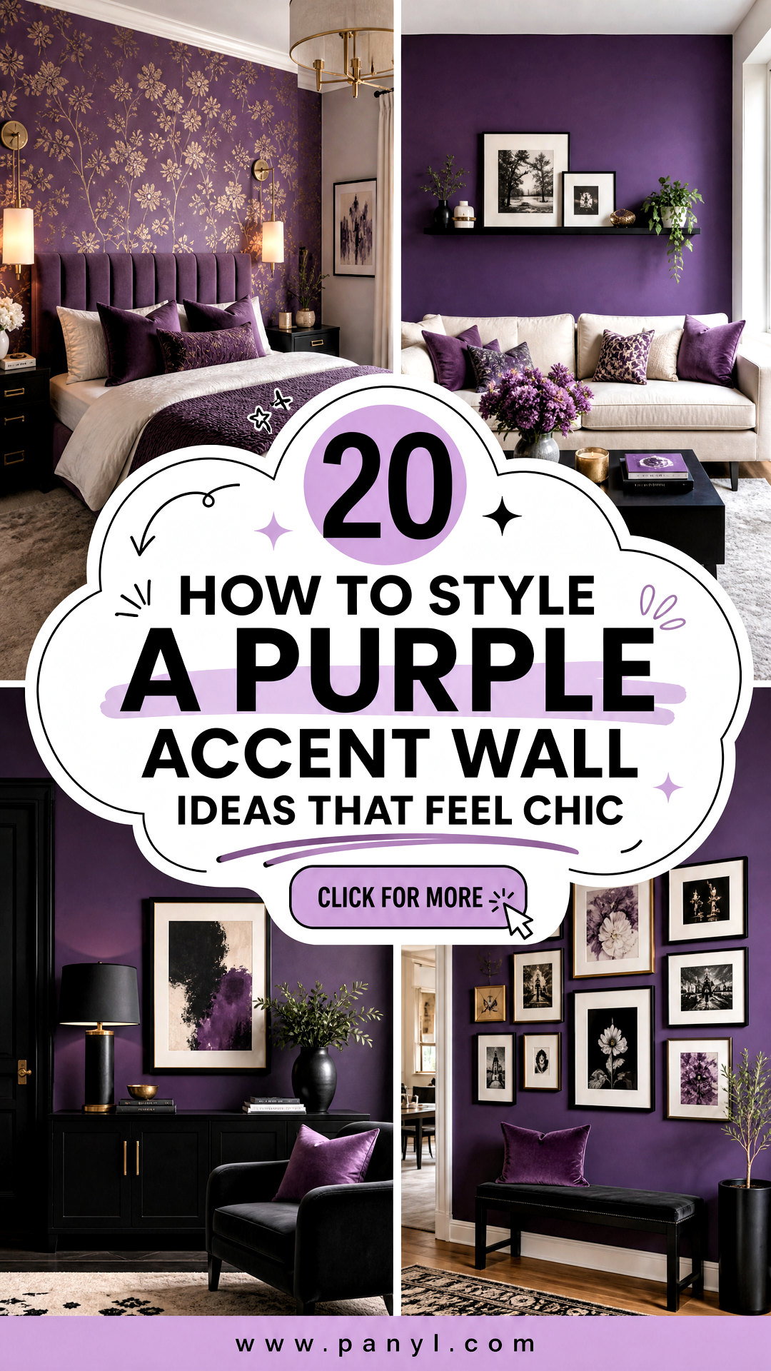 20 How To Style A Purple Accent Wall Ideas That Feel Chic - 20 How To Style A Purple Accent Wall Ideas That Feel Chic