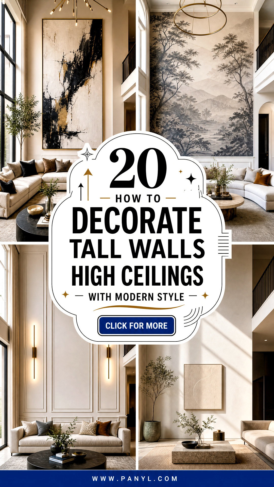 20 How to Decorate Tall Walls High Ceilings With Modern Style - 20 How to Decorate Tall Walls High Ceilings With Modern Style