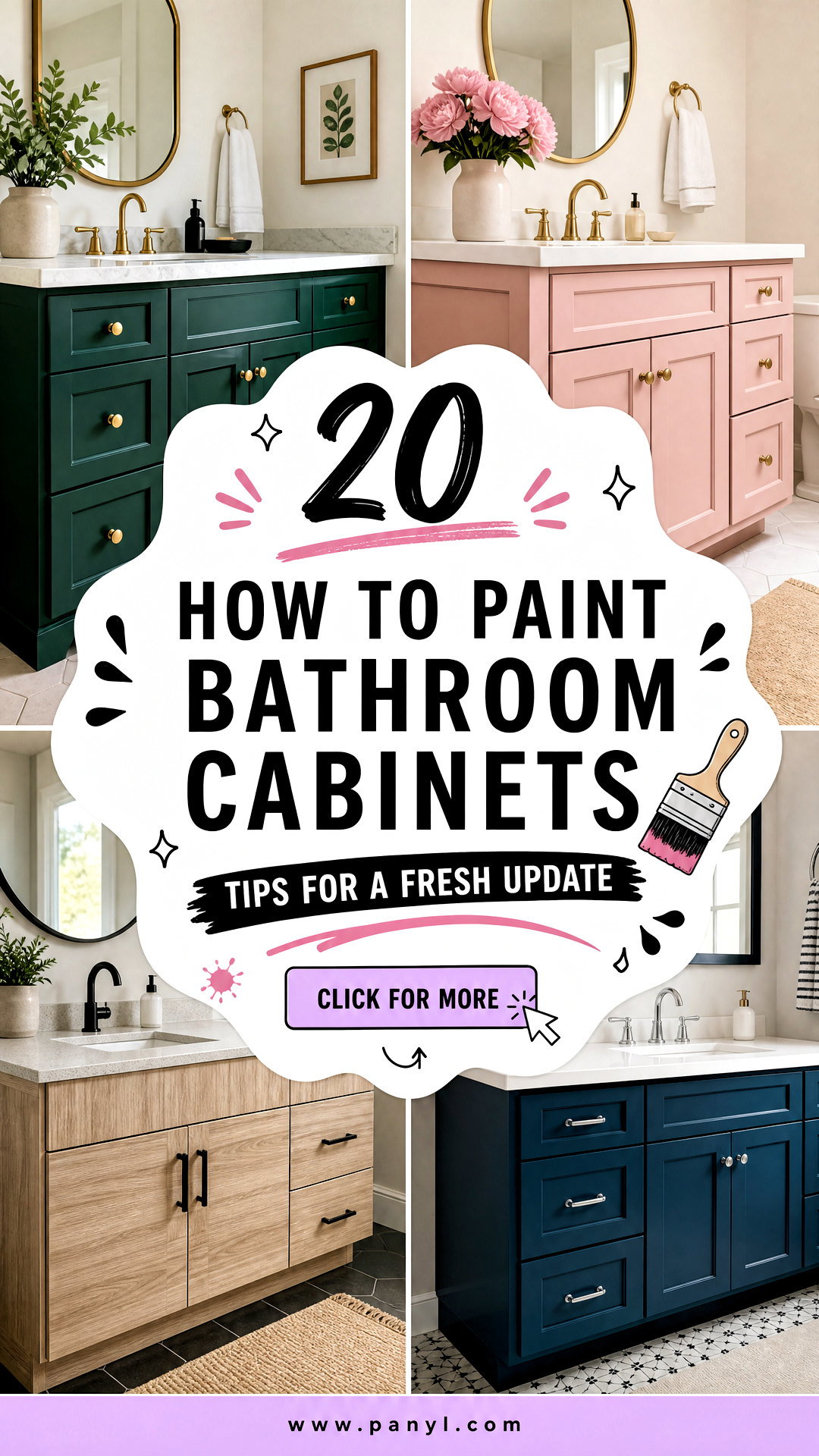 20 How to Paint Bathroom Cabinets Tips for a Fresh Update - 20 How to Paint Bathroom Cabinets Tips for a Fresh Update