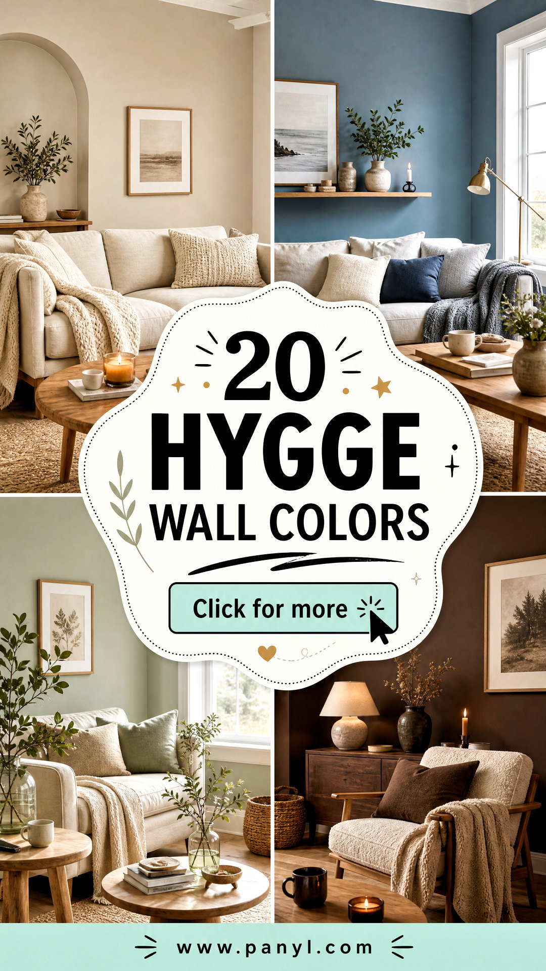 20 Hygge Wall Colors for a Cozy Calm Scandinavian Home - 20 Hygge Wall Colors for a Cozy, Calm Scandinavian Home
