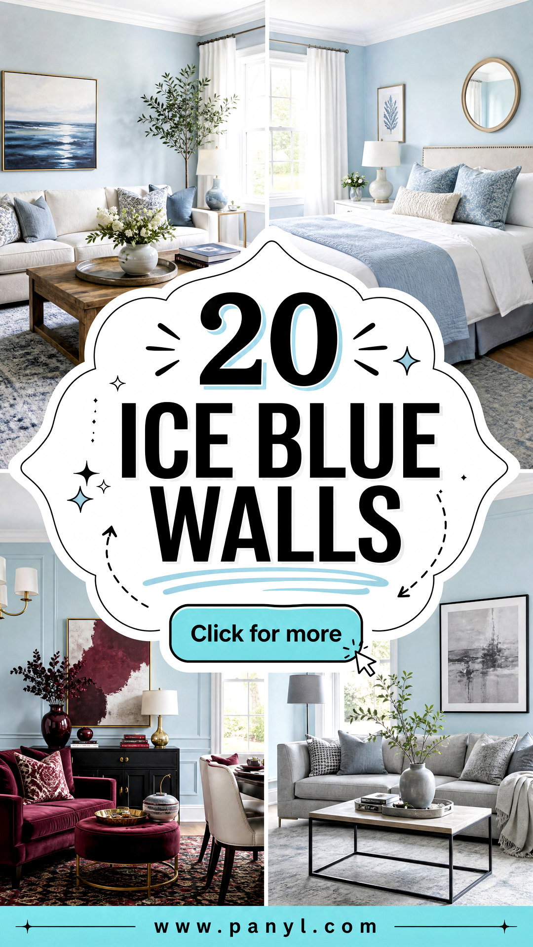20 Ice Blue Walls That Make Small Rooms Feel Calm and Airy - 20 Ice Blue Walls That Make Small Rooms Feel Calm and Airy