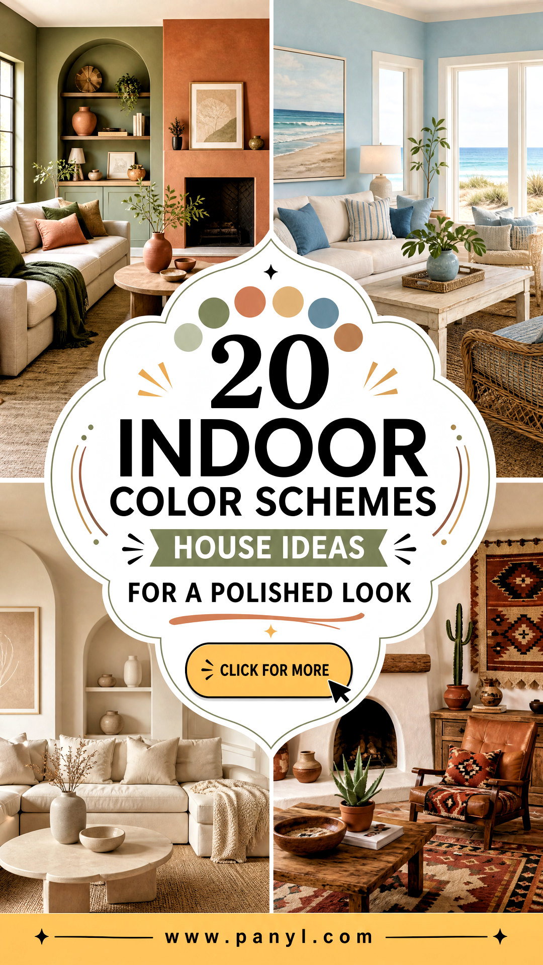 20 Indoor Color Schemes House Ideas for a Polished Look - 20 Indoor Color Schemes House Ideas for a Polished Look