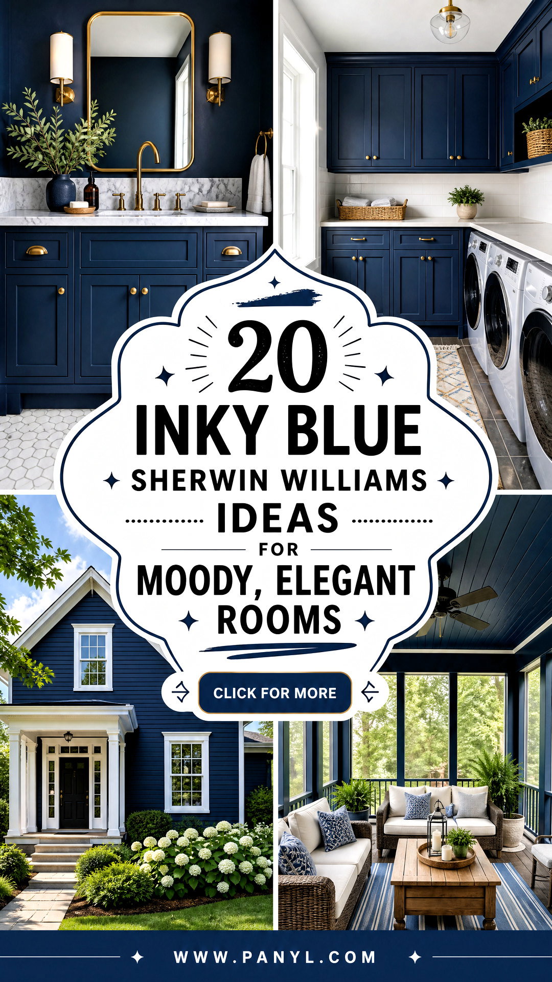 20 Inky Blue Sherwin Williams Ideas for Moody Elegant Rooms - 20 Inky Blue Sherwin Williams Ideas for Moody, Elegant Rooms