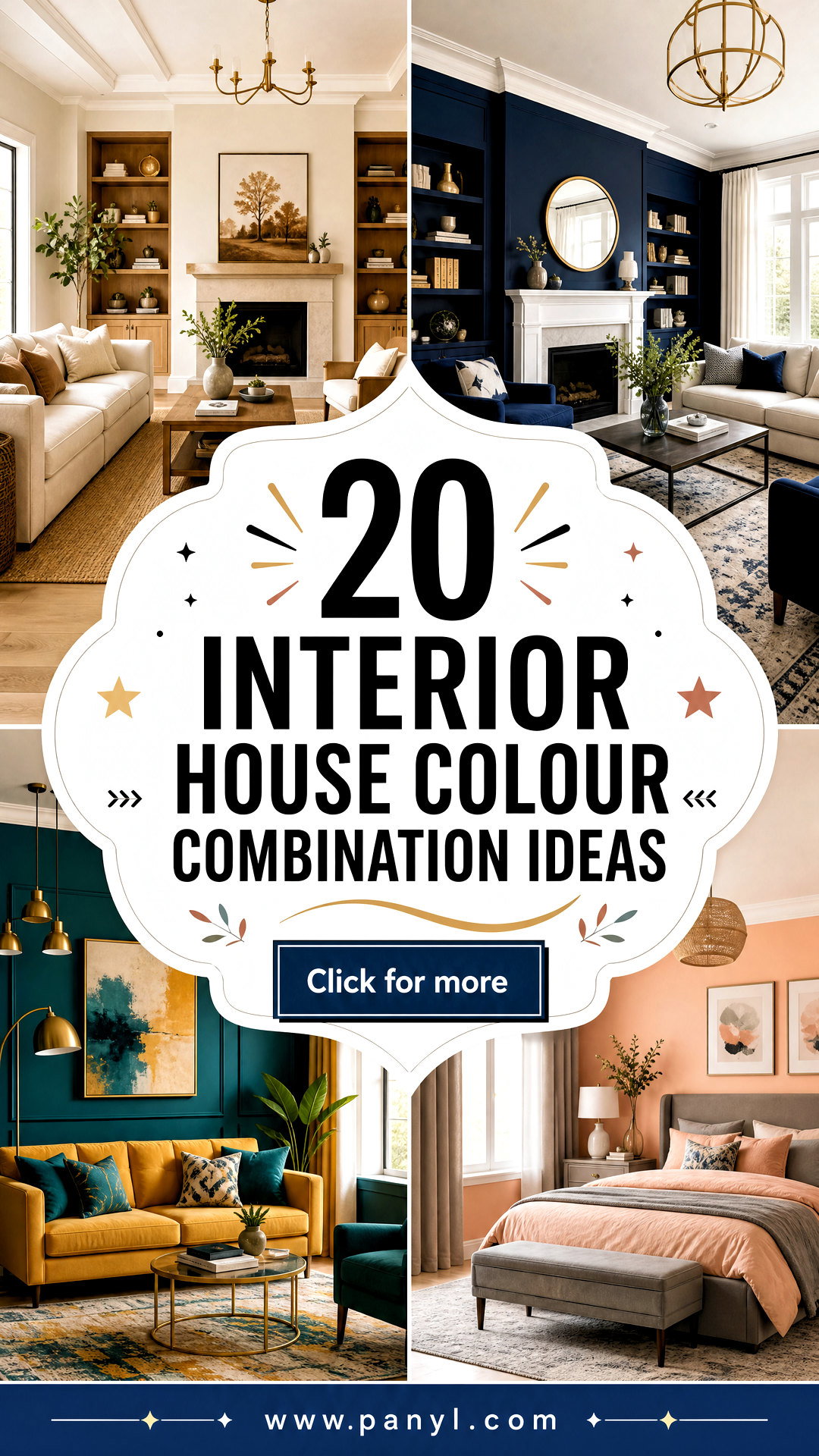 20 Interior House Colour Combination Ideas Stylish Home Palettes - 20 Interior House Colour Combination Ideas: Stylish Home Palettes
