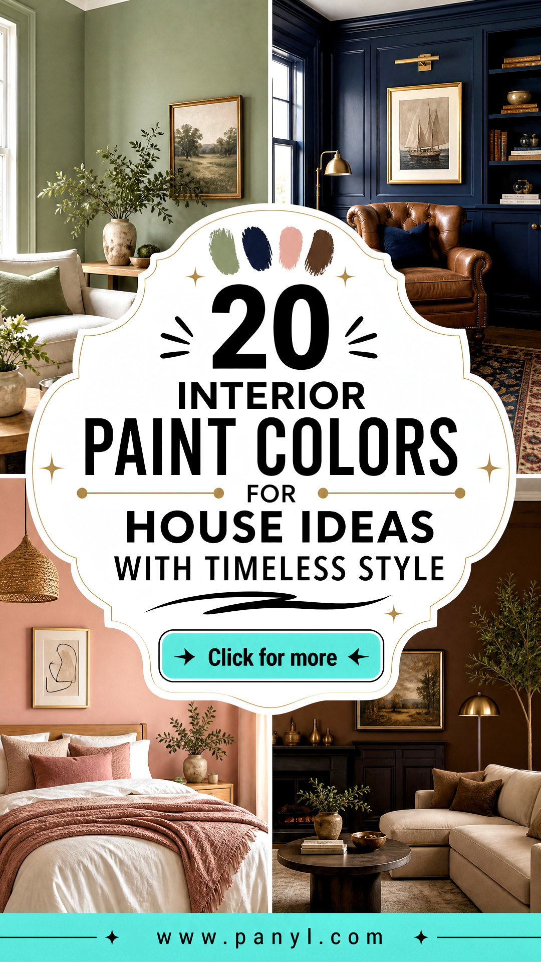 20 Interior Paint Colors for House Ideas With Timeless Style - 20 Interior Paint Colors for House Ideas With Timeless Style