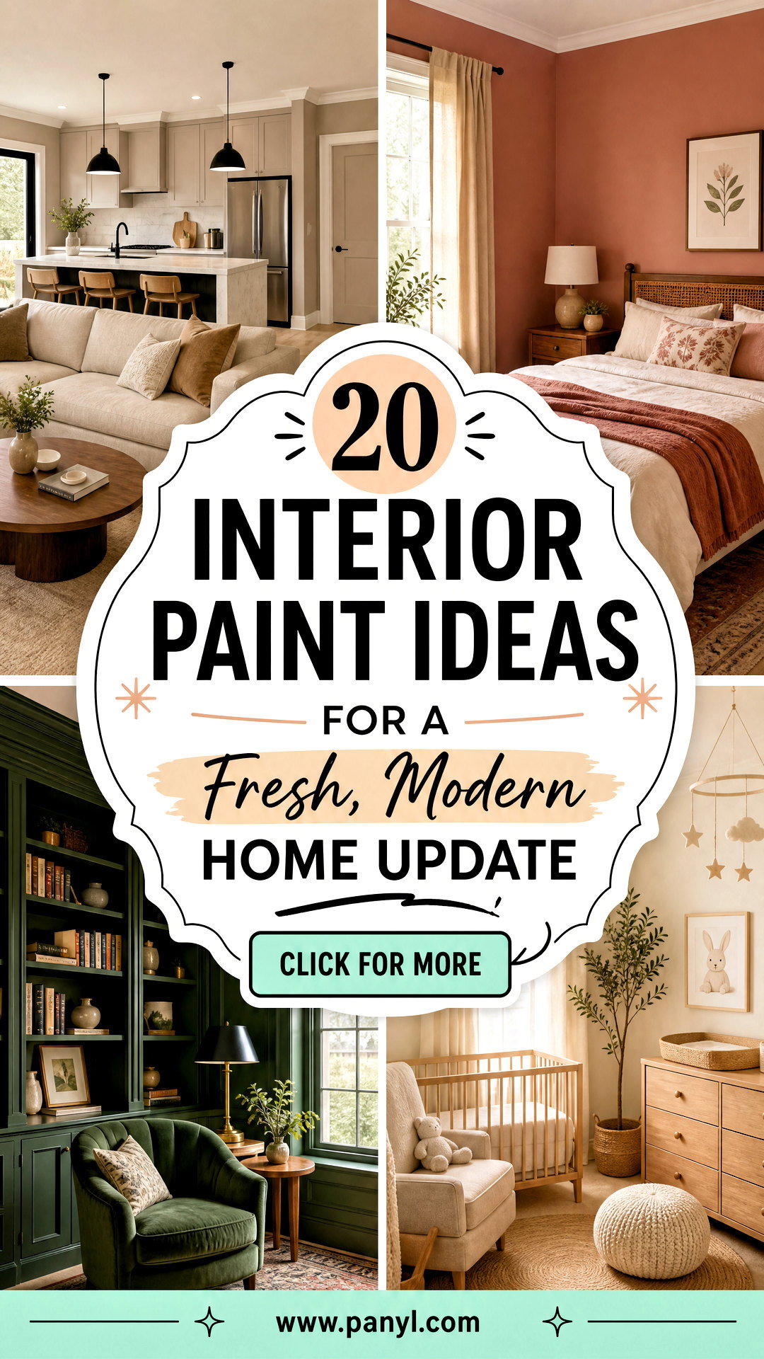 20 Interior Paint Ideas for a Fresh Modern Home Update - 20 Interior Paint Ideas for a Fresh, Modern Home Update