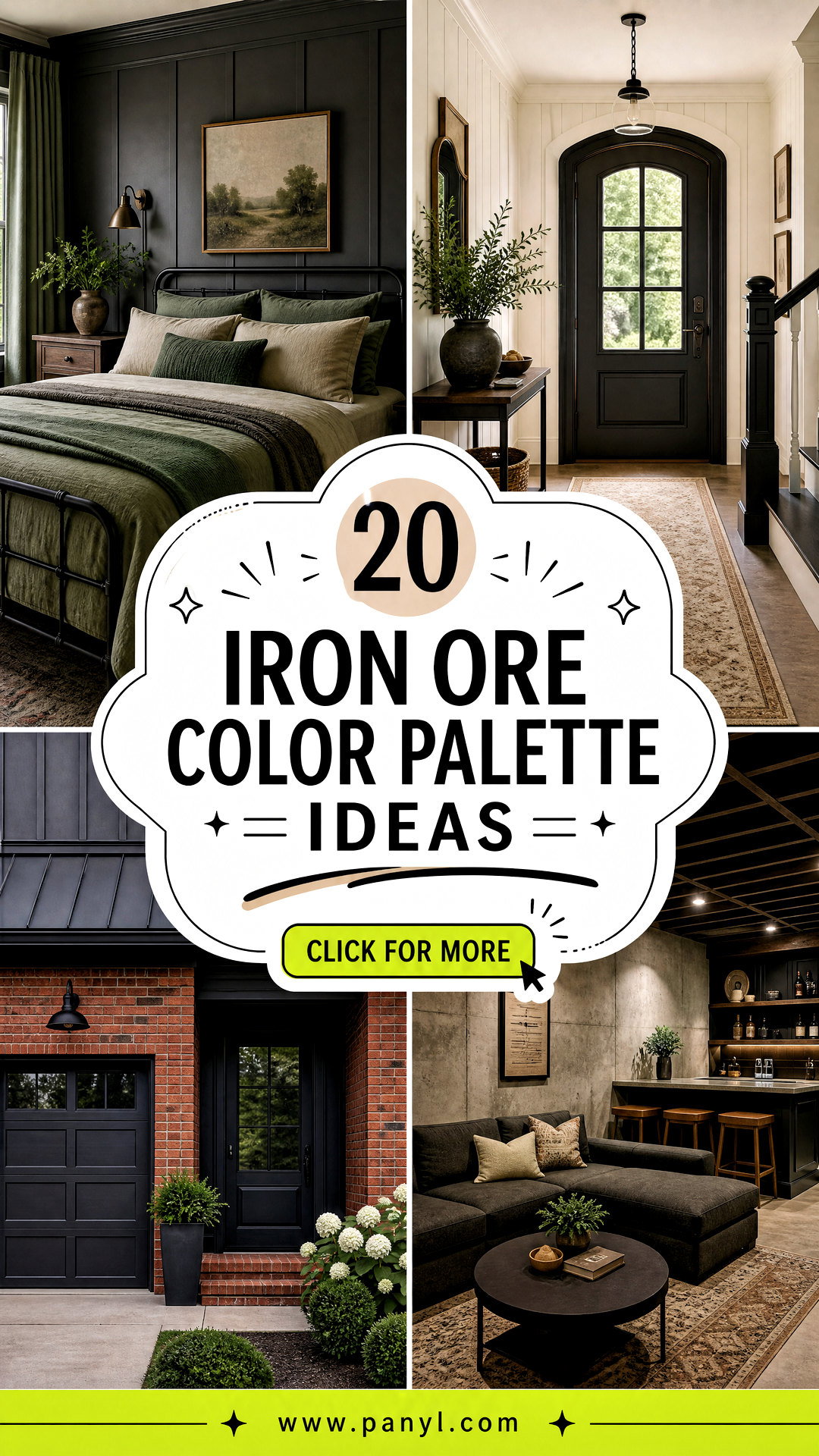 20 Iron Ore Color Palette Ideas for a Moody Modern Home - 20 Iron Ore Color Palette Ideas for a Moody Modern Home