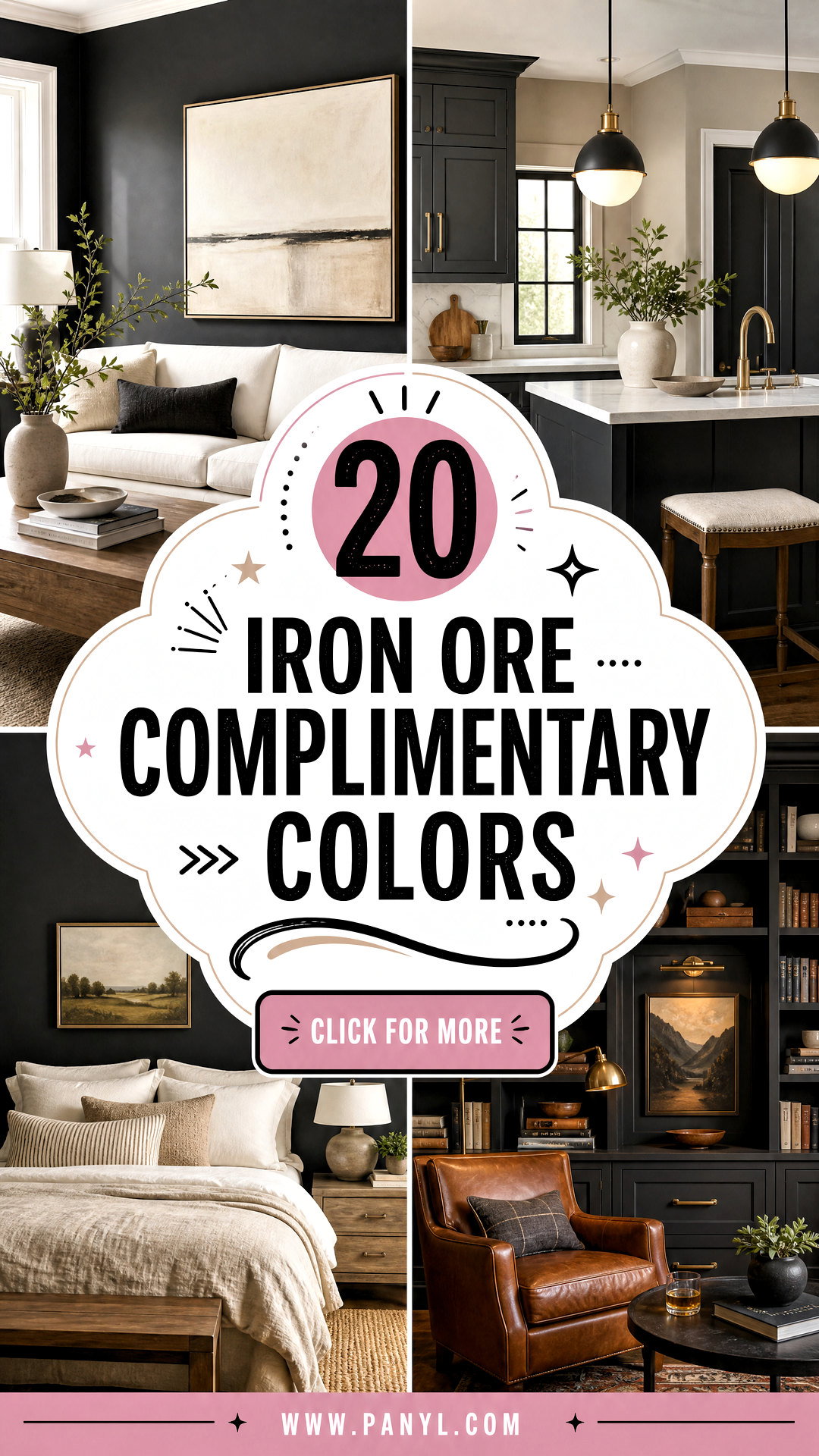 20 Iron Ore Complimentary Colors for a Balanced Home Palette - 20 Iron Ore Complimentary Colors for a Balanced Home Palette