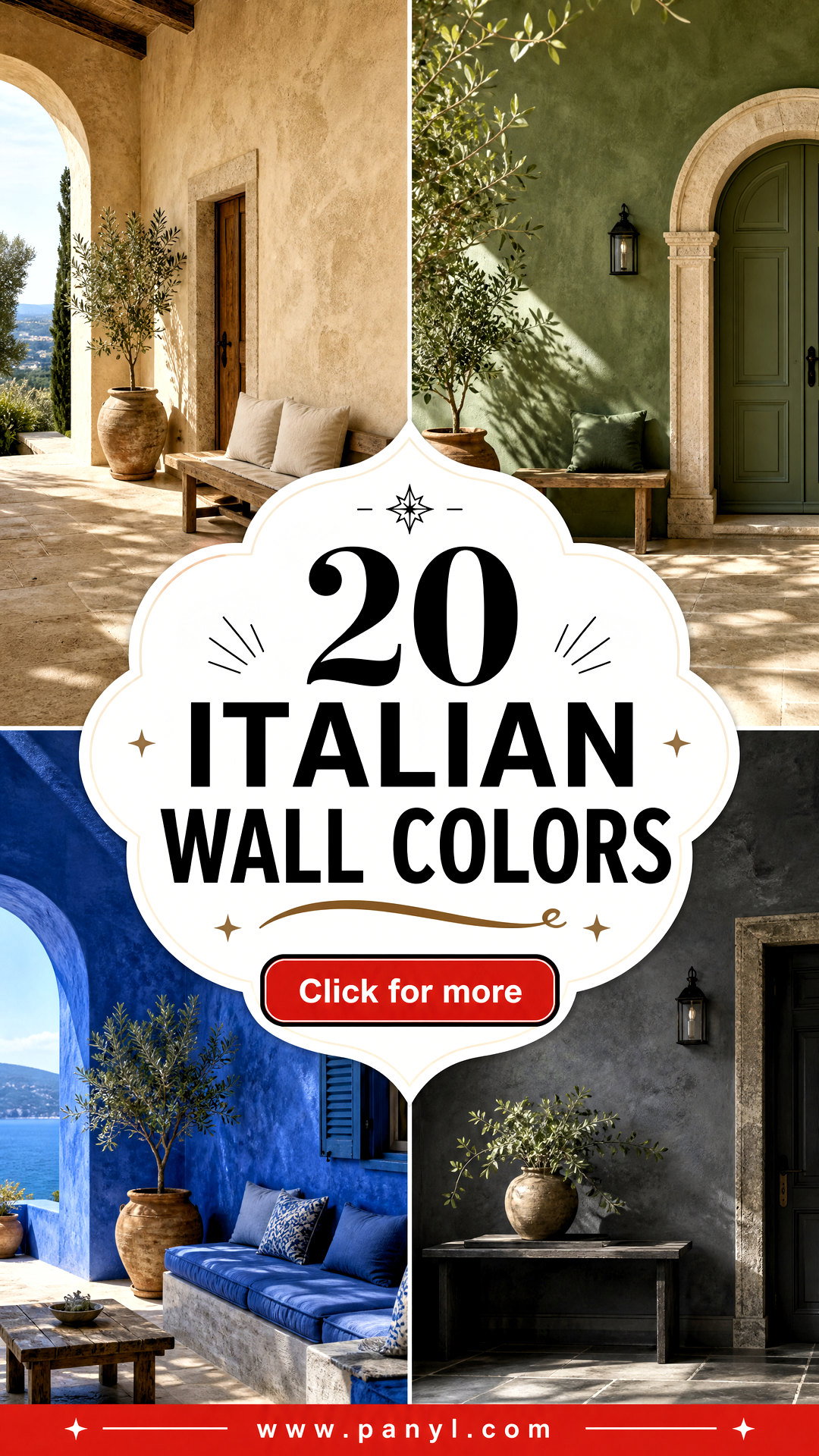 20 Italian Wall Colors Timeless Palettes for a Warm Home - 20 Italian Wall Colors: Timeless Palettes for a Warm Home