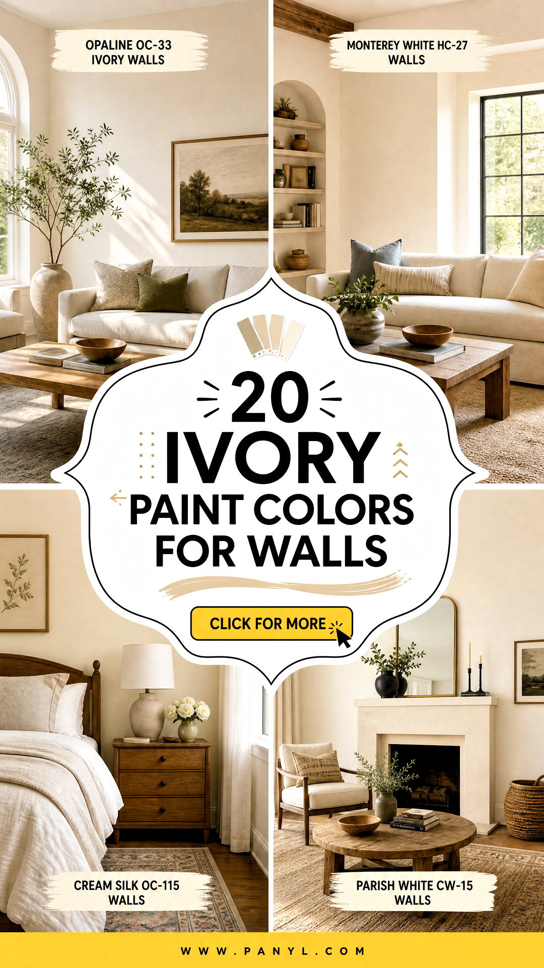 20 Ivory Paint Colors for Walls That Feel Warm and Airy - 20 Ivory Paint Colors for Walls That Feel Warm and Airy