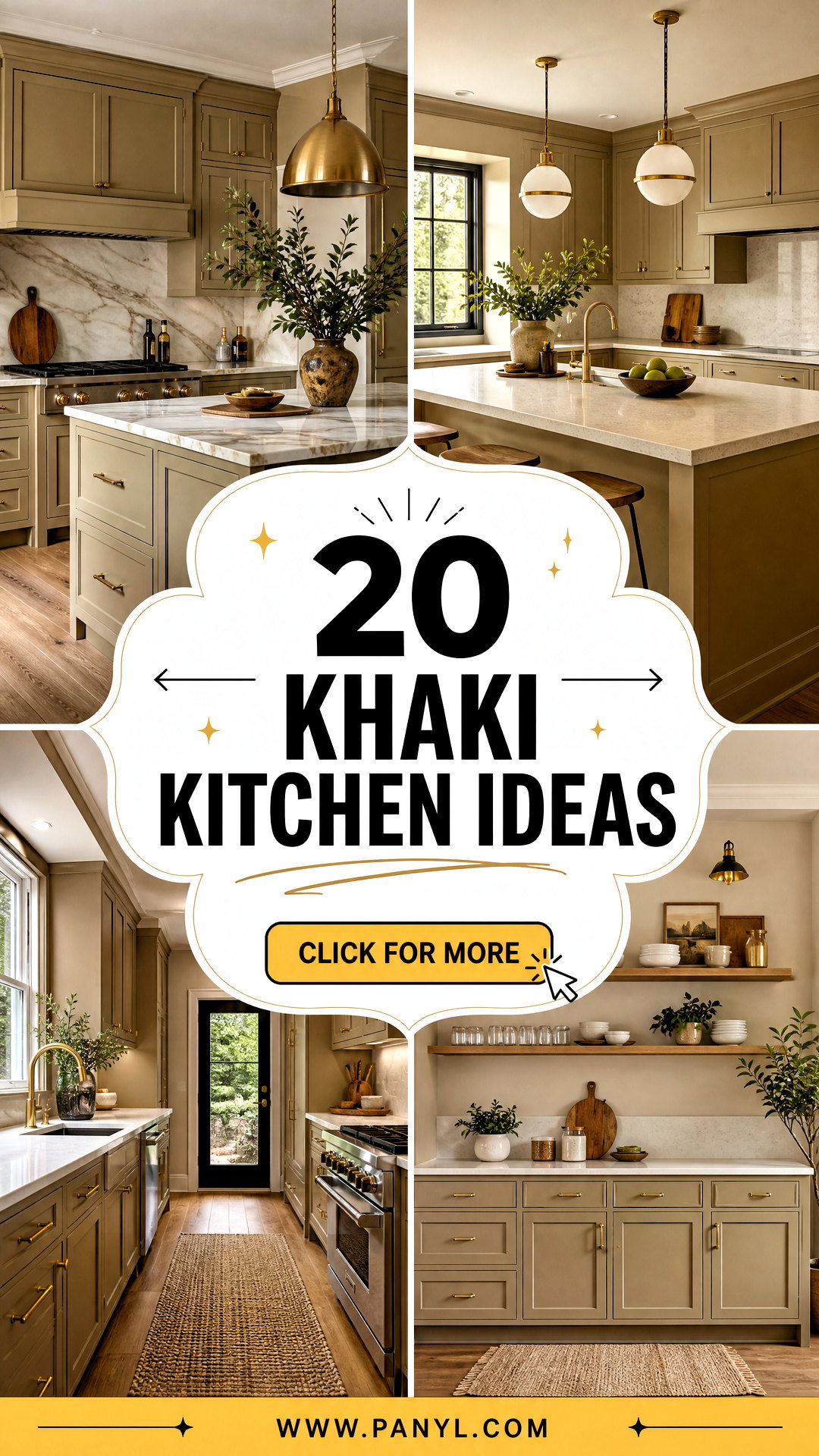 20 Khaki Kitchen Ideas for a Warm Timeless Home Refresh - 20 Khaki Kitchen Ideas for a Warm, Timeless Home Refresh