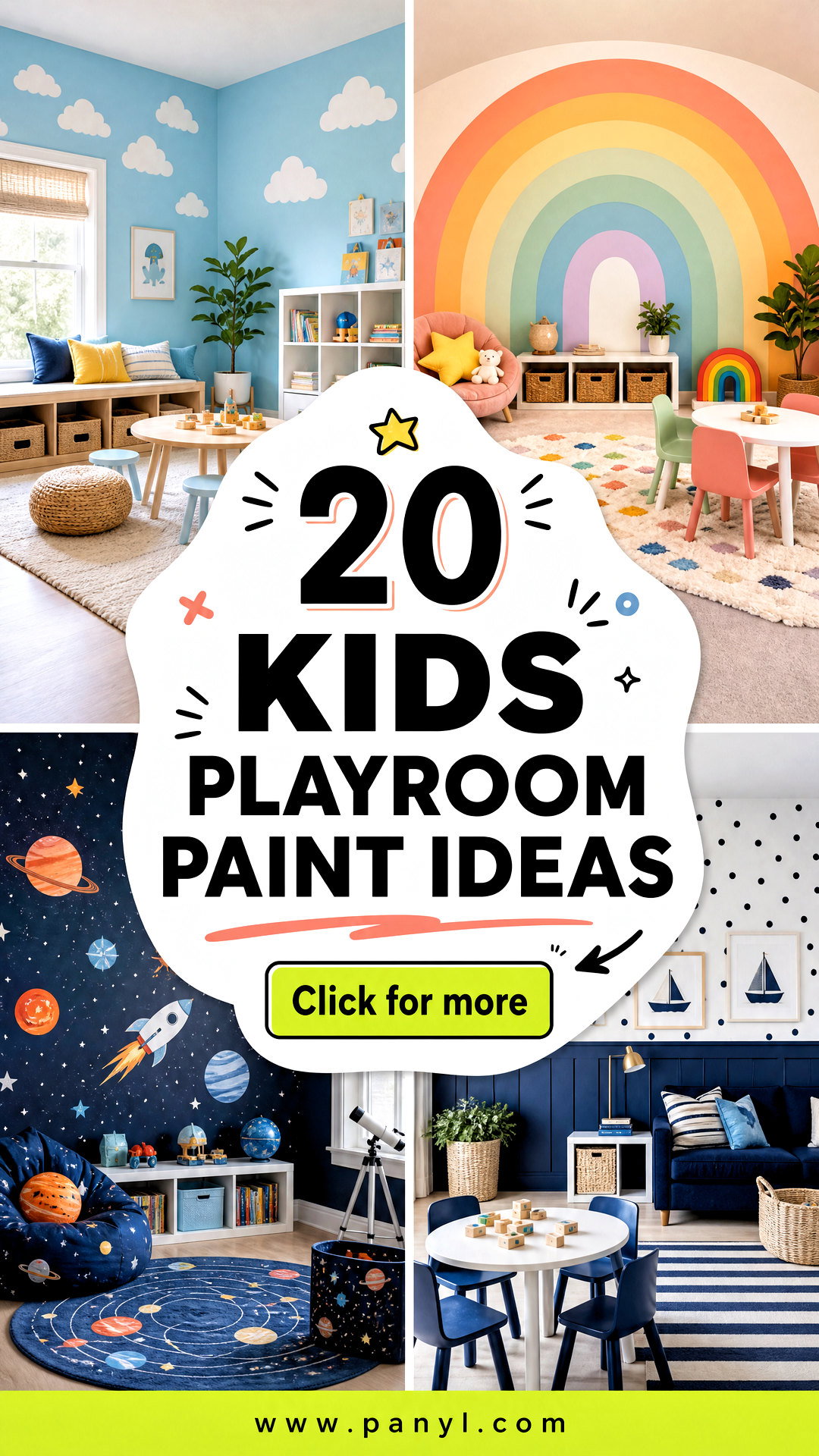 20 Kids Playroom Paint Ideas for a Bright Joyful Refresh - 20 Kids Playroom Paint Ideas for a Bright, Joyful Refresh