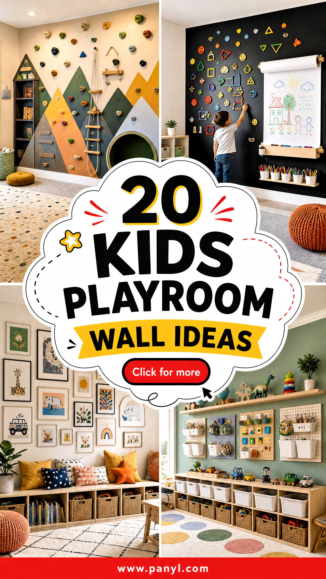 20 Kids Playroom Wall Ideas for a Fun Creative Space Kids Love - 20 Kids Playroom Wall Ideas for a Fun, Creative Space Kids Love