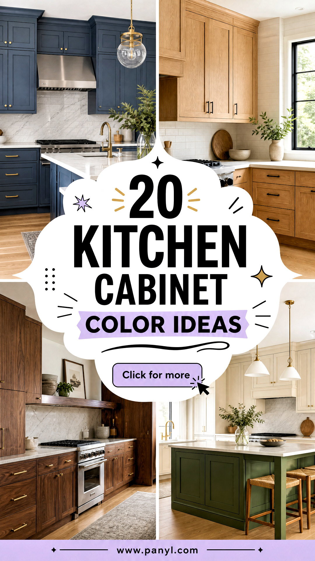 20 Kitchen Cabinet Color Ideas for a Fresh Stylish Update - 20 Kitchen Cabinet Color Ideas for a Fresh, Stylish Update
