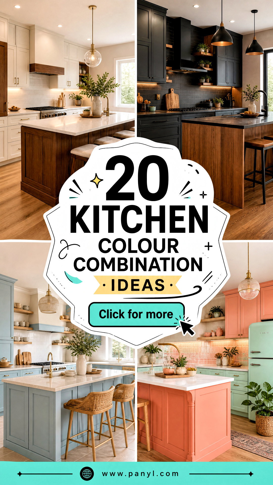 20 Kitchen Colour Combination Ideas for a Cohesive Look - 20 Kitchen Colour Combination Ideas for a Cohesive Look