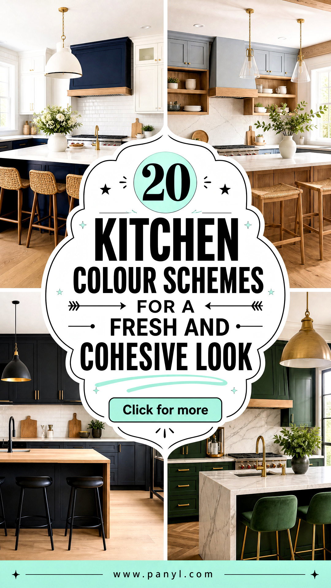 20 Kitchen Colour Schemes for a Fresh and Cohesive Look - 20 Kitchen Colour Schemes for a Fresh and Cohesive Look