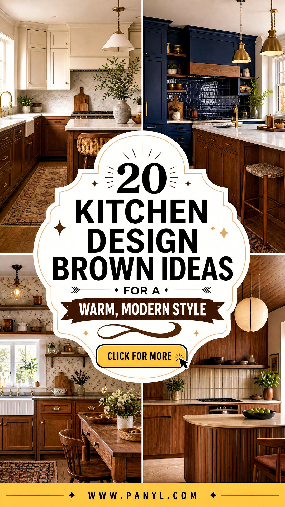 20 Kitchen Design Brown Ideas for a Warm Modern Style - 20 Kitchen Design Brown Ideas for a Warm, Modern Style