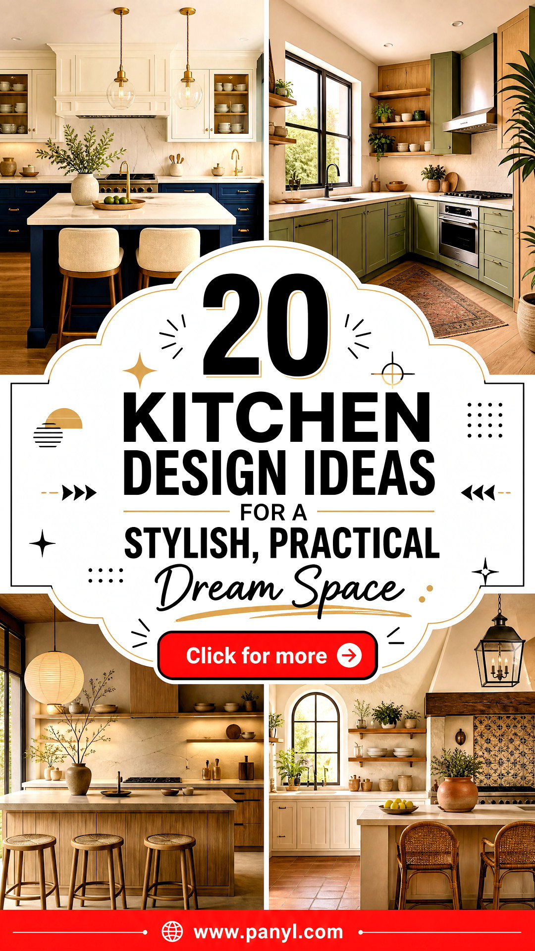 20 Kitchen Design Ideas for a Stylish Practical Dream Space - 20 Kitchen Design Ideas for a Stylish, Practical Dream Space