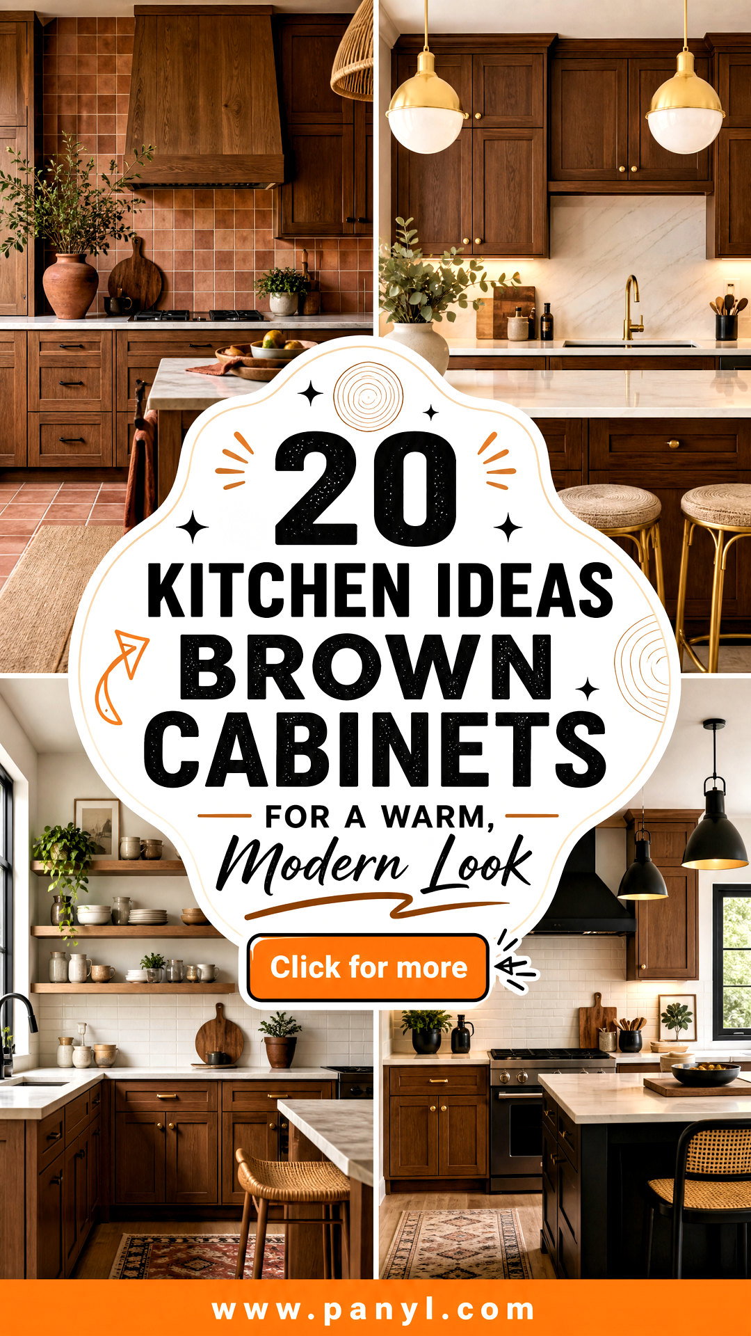 20 Kitchen Ideas Brown Cabinets for a Warm Modern Look - 20 Kitchen Ideas Brown Cabinets for a Warm, Modern Look