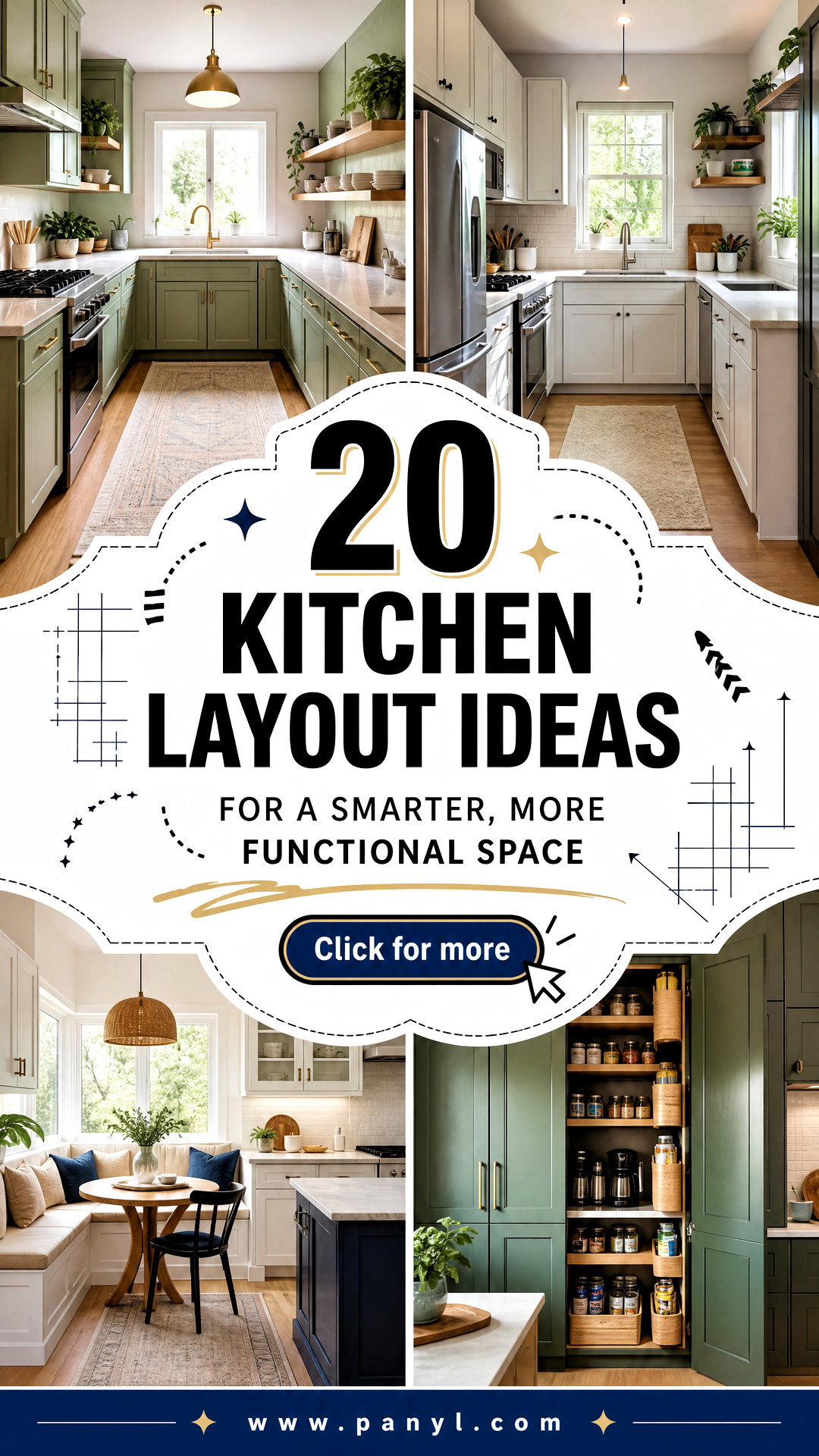 20 Kitchen Layout Ideas for a Smarter More Functional Space - 20 Kitchen Layout Ideas for a Smarter, More Functional Space