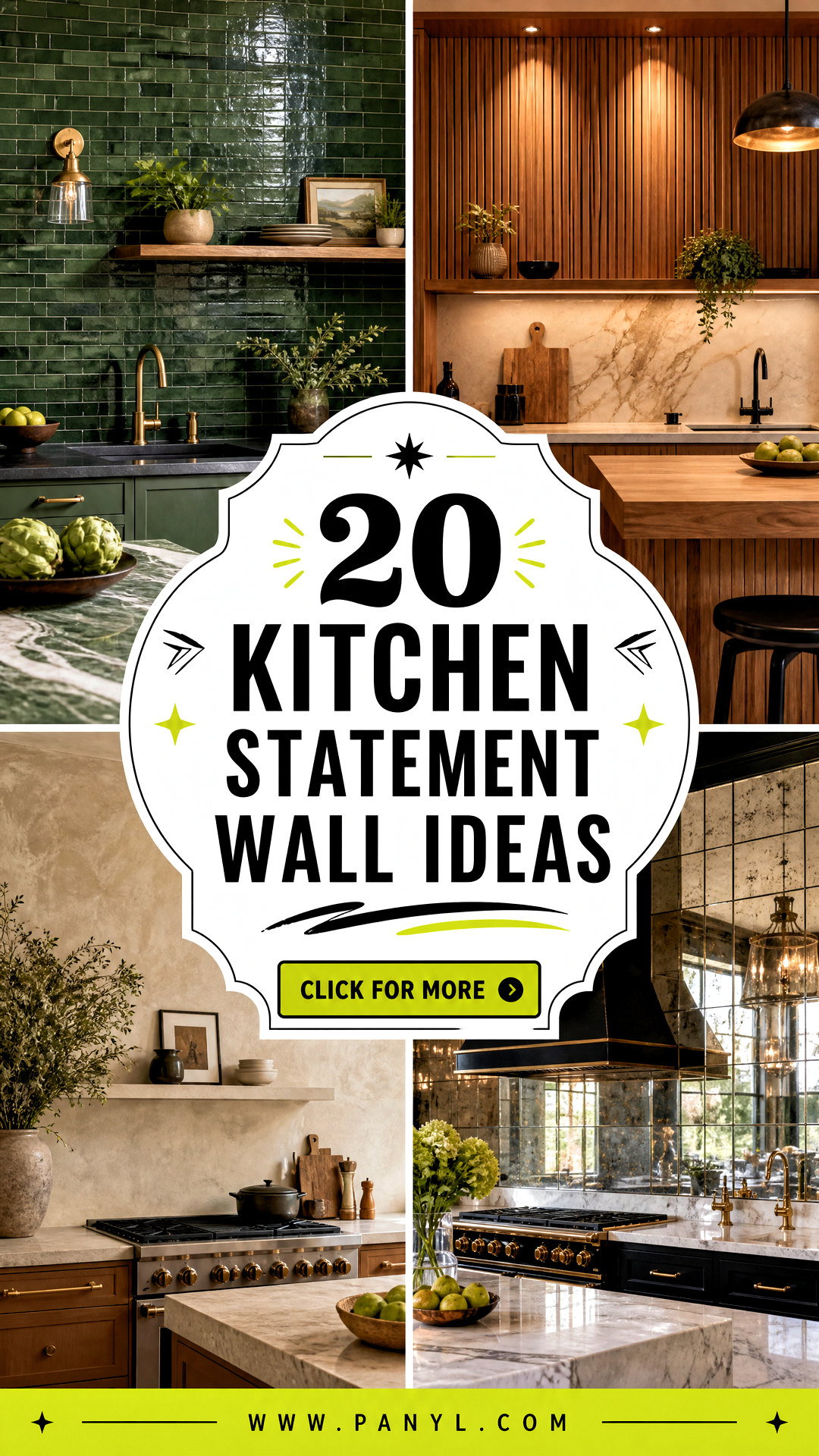 20 Kitchen Statement Wall Ideas for Bold Stylish Homes - 20 Kitchen Statement Wall Ideas for Bold, Stylish Homes