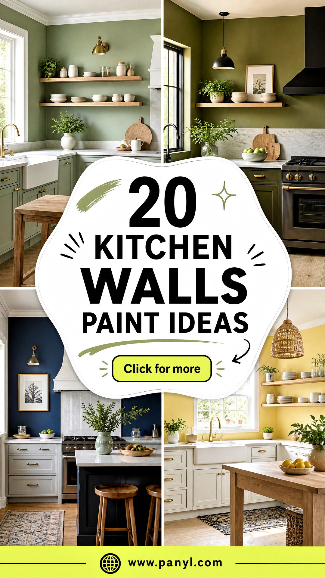 20 Kitchen Walls Paint Ideas for a Fresh Stylish Update - 20 Kitchen Walls Paint Ideas for a Fresh, Stylish Update