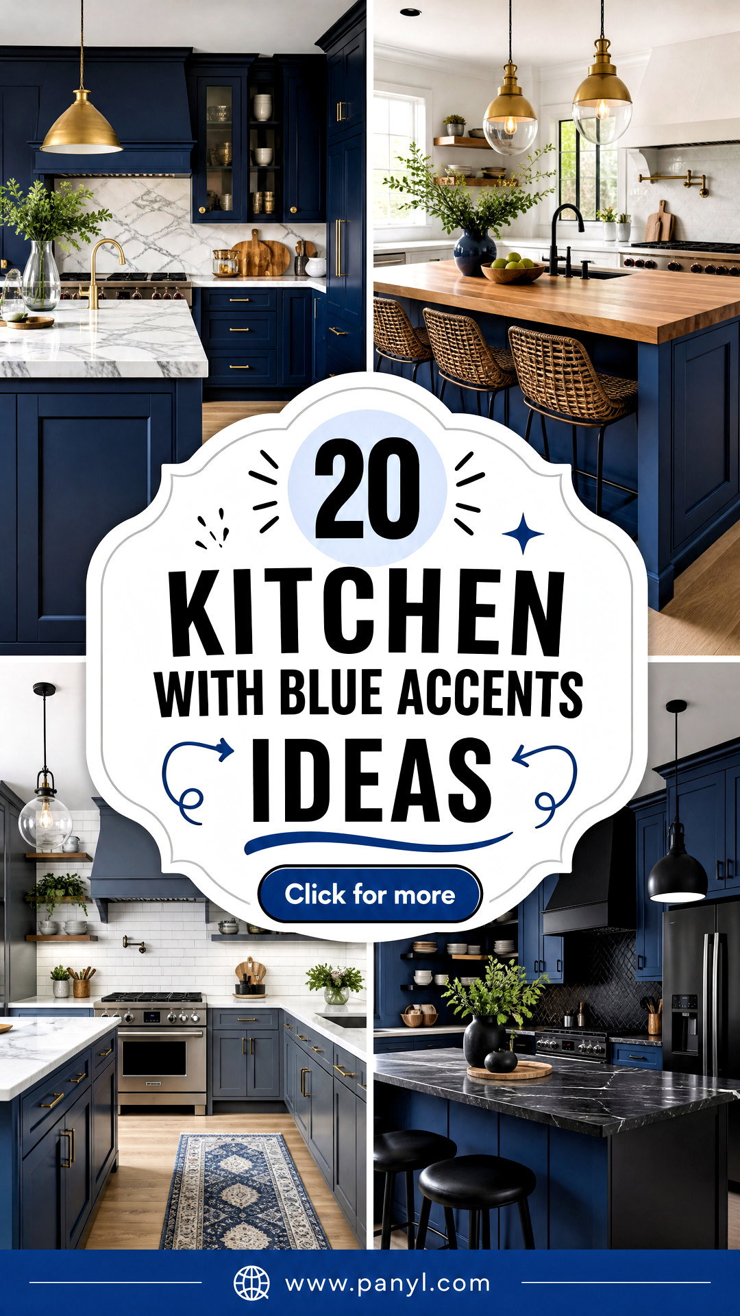20 Kitchen With Blue Accents Ideas for a Calm Modern Look - 20 Kitchen With Blue Accents Ideas for a Calm, Modern Look
