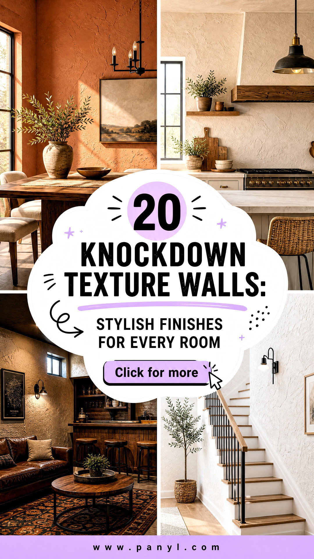 20 Knockdown Texture Walls Stylish Finishes for Every Room - 20 Knockdown Texture Walls: Stylish Finishes for Every Room