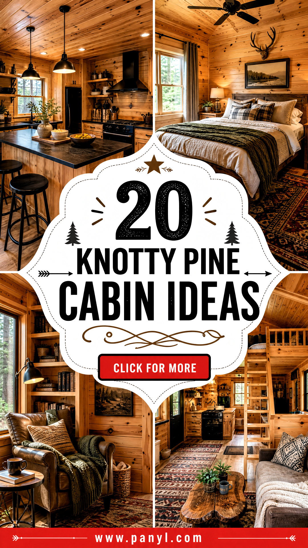 20 Knotty Pine Cabin Ideas for a Cozy Timeless Retreat - 20 Knotty Pine Cabin Ideas for a Cozy, Timeless Retreat